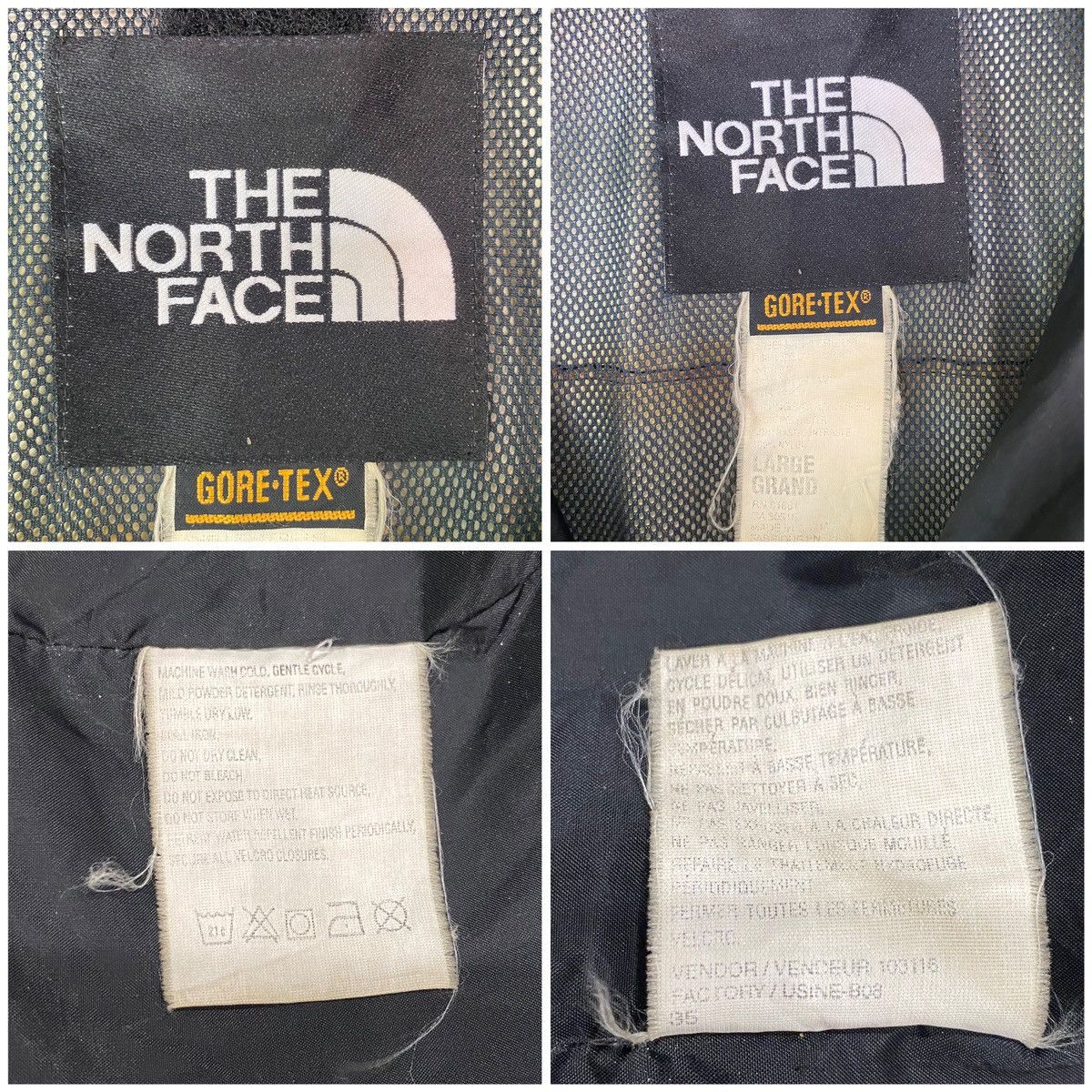 The North Face Vintage 🔥 THE NORTH FACE Gore-Tex Zipper Hoodie sz L Size US L / EU 52-54 / 3 - 18 Thumbnail