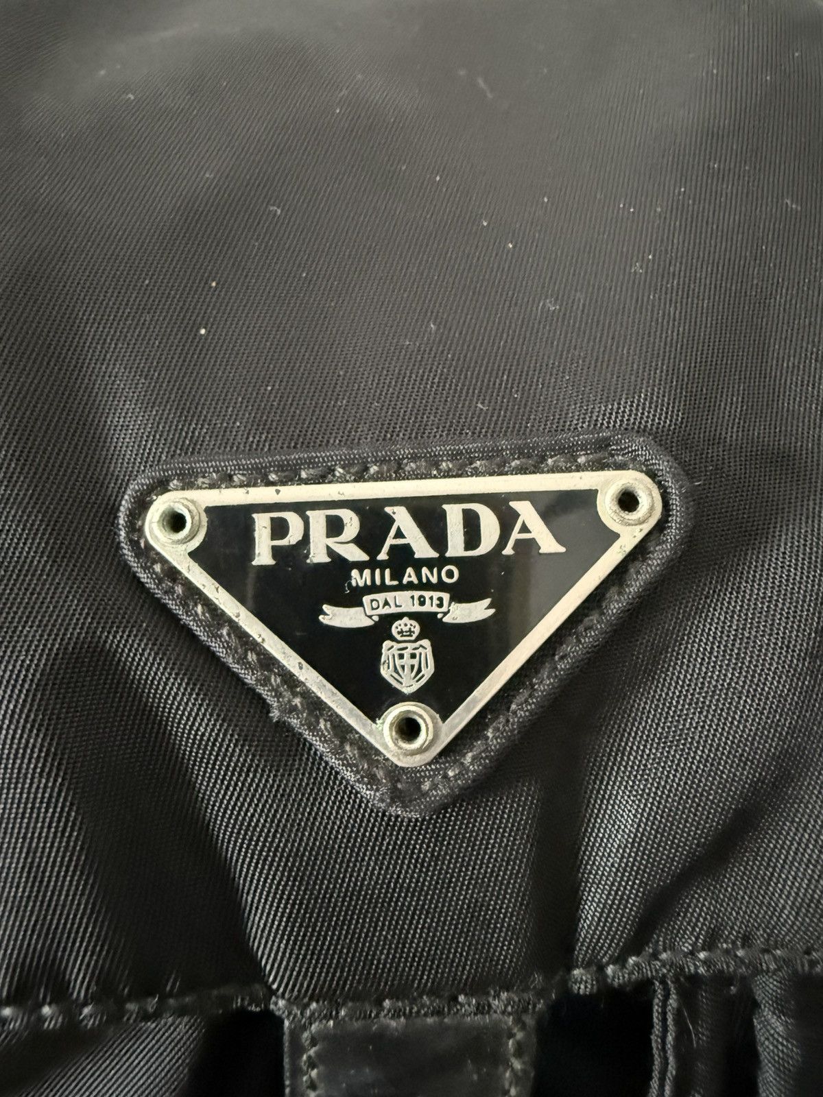 Prada Vintage Prada Black Large Backpack Size ONE SIZE - 11 Thumbnail
