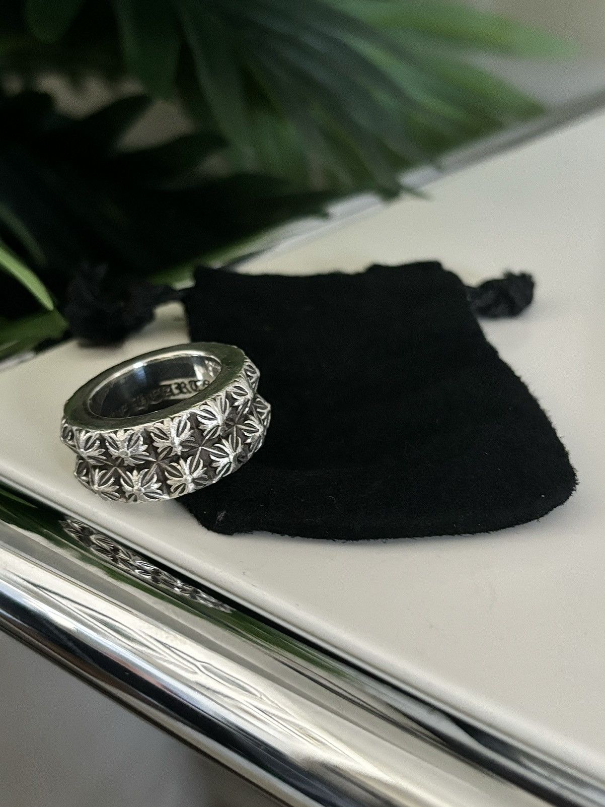 Chrome Hearts RARE - HEAVY DOUBLE PUNK RING Size ONE SIZE - 7 Thumbnail
