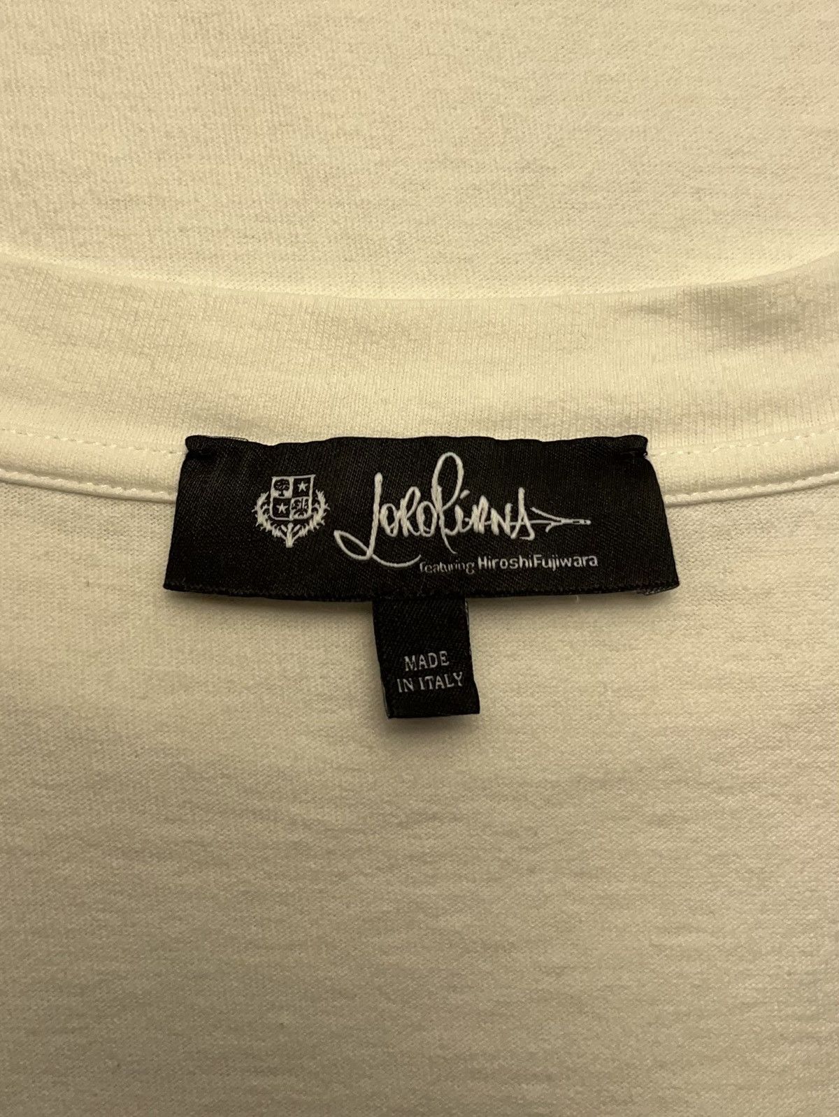Loro Piana Loro Piana x Hiroshi Fujiwara emblem logo t-shirt Size US M / EU 48-50 / 2 - 4 Thumbnail