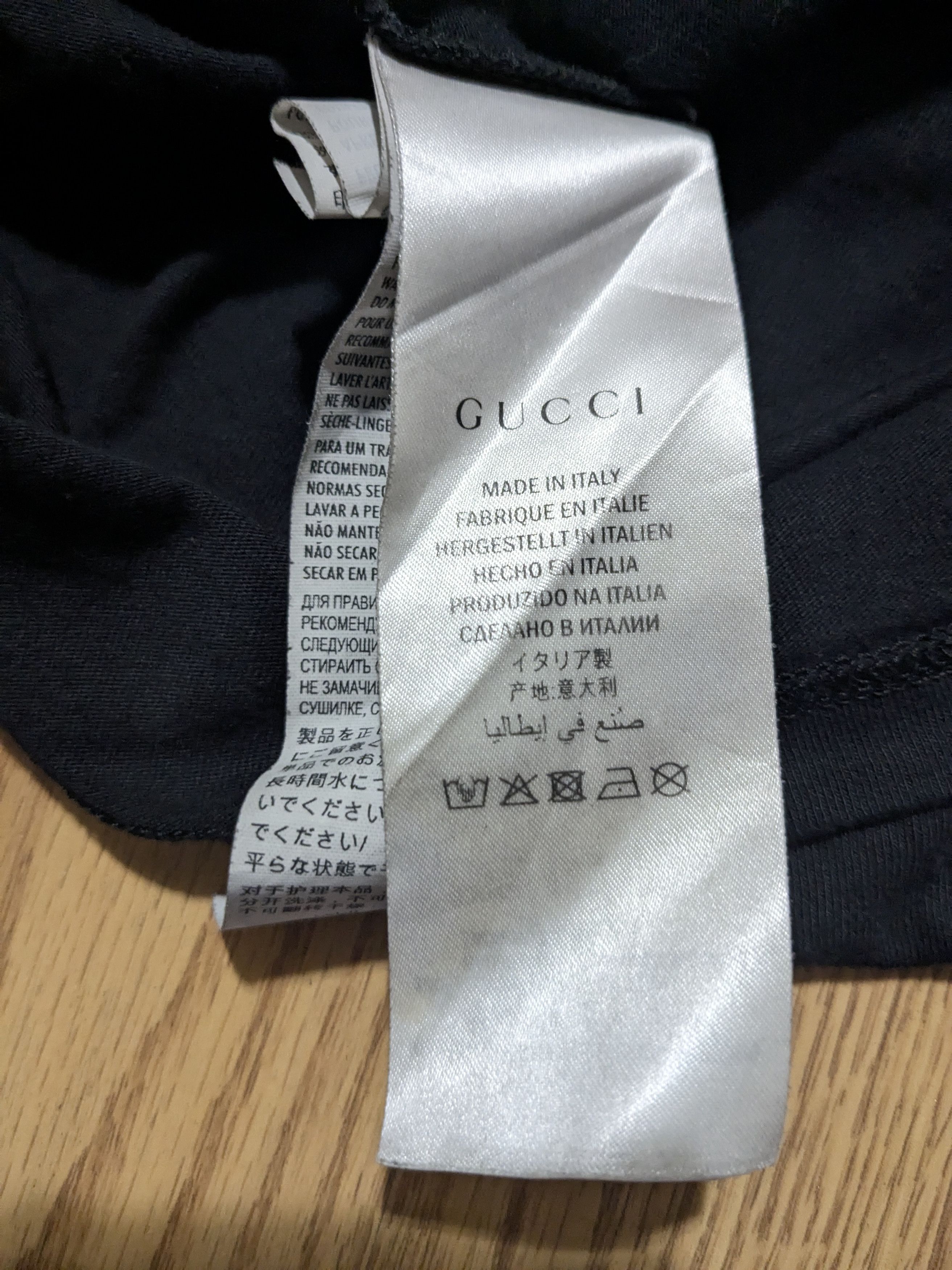 Dapper Dan Gucci Dapper Dan Tshirt Gold Black Medium Short Sleeve Size US M / EU 48-50 / 2 - 7 Thumbnail