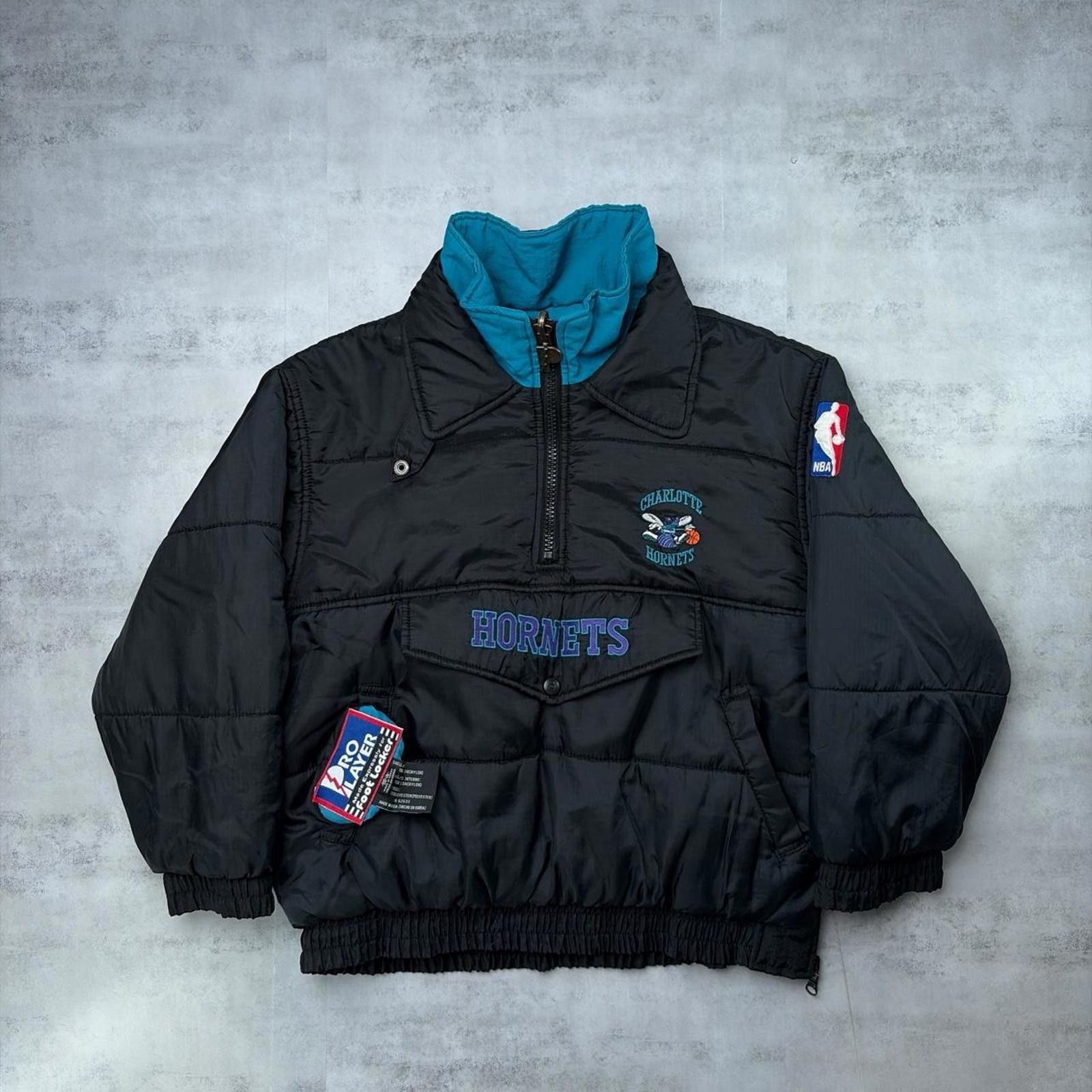 Pro Player Vintage 90’s Pro Player NBA Hornets Reversible Puffer Jacket Size M / US 6-8 / IT 42-44 - 1 Thumbnail