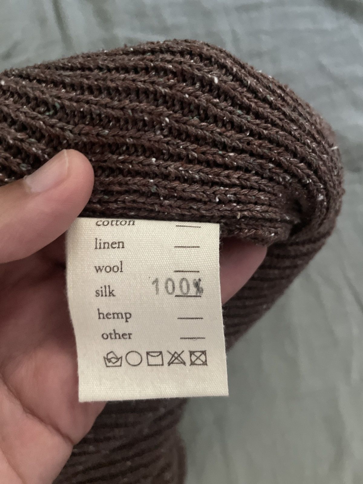 Aviva Jifei Xue Contrast Crewneck - Brown Mix Size US M / EU 48-50 / 2 - 4 Thumbnail