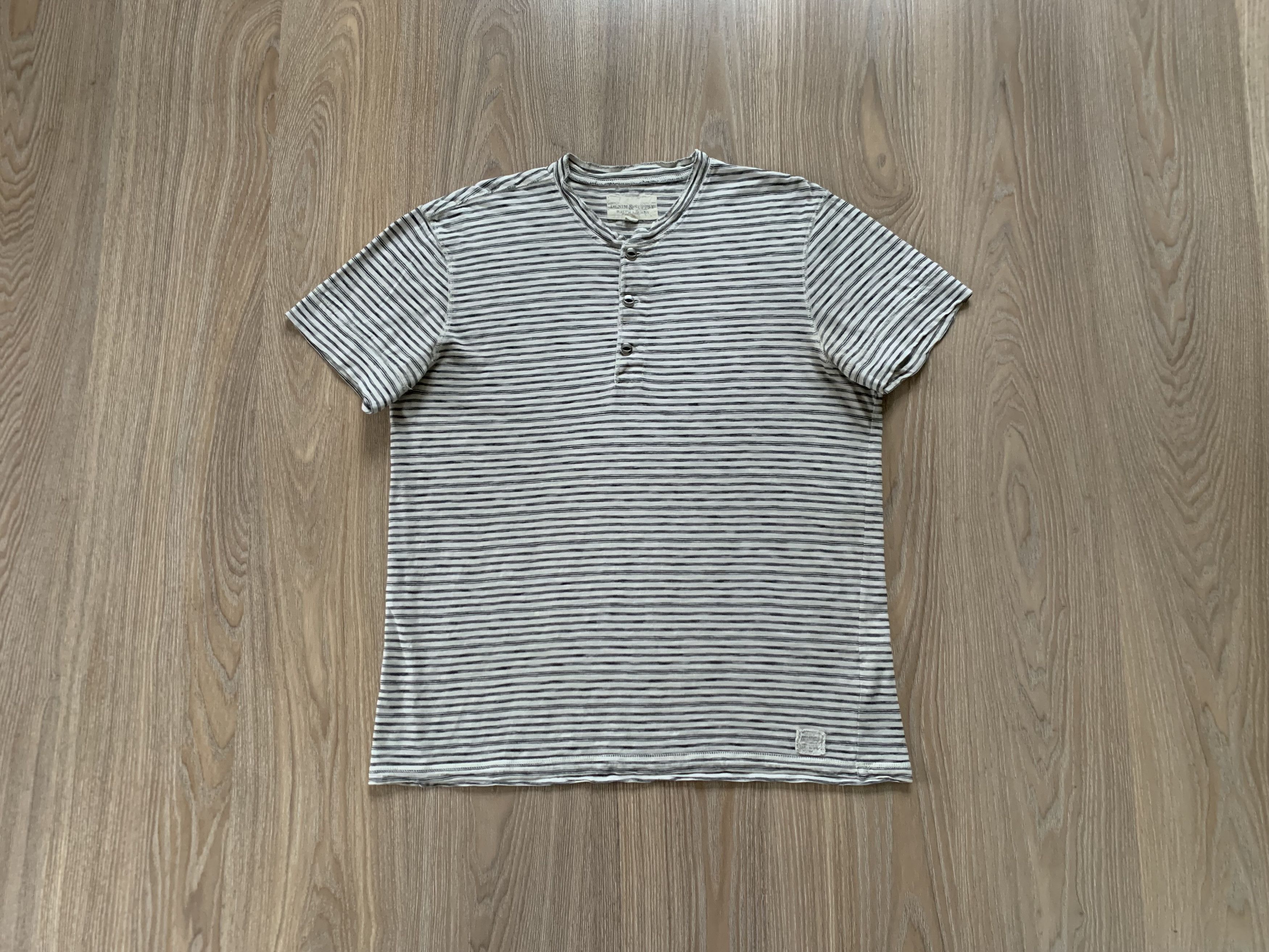 Denim & Supply Ralph Lauren × Polo Ralph Lauren × Ralph Lauren Denim & Supply Ralph Lauren Striped Short Sleeve T Shirt Size US L / EU 52-54 / 3 - 1 Thumbnail