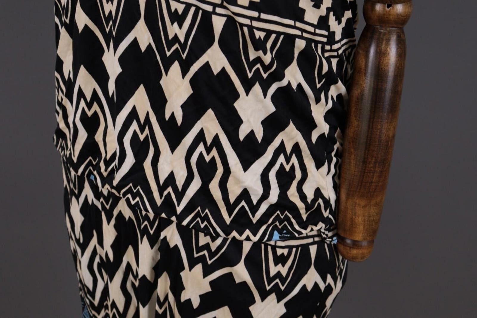 Designer Miss Sixty Collection Black Abstract Stretch Short Dress M Size M / US 6-8 / IT 42-44 - 10 Thumbnail