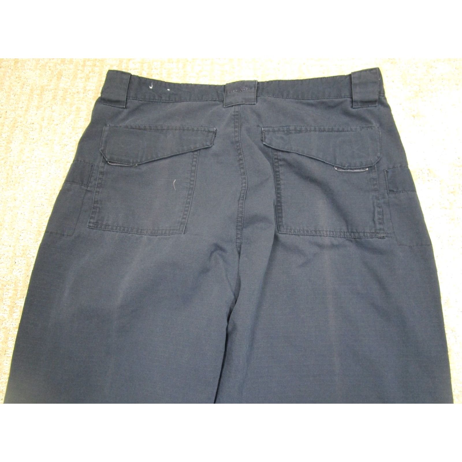 Vintage Tru Spec Pants Men 40x33 Blue Cargo Tactical Rip Stop Utility Trousers Workwear Size US 40 / EU 56 - 4 Thumbnail