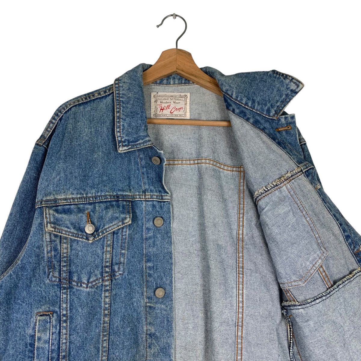 Japanese Brand HILL CROP Western Wear Denim Jacket #0859-C38 Size US M / EU 48-50 / 2 - 10 Thumbnail