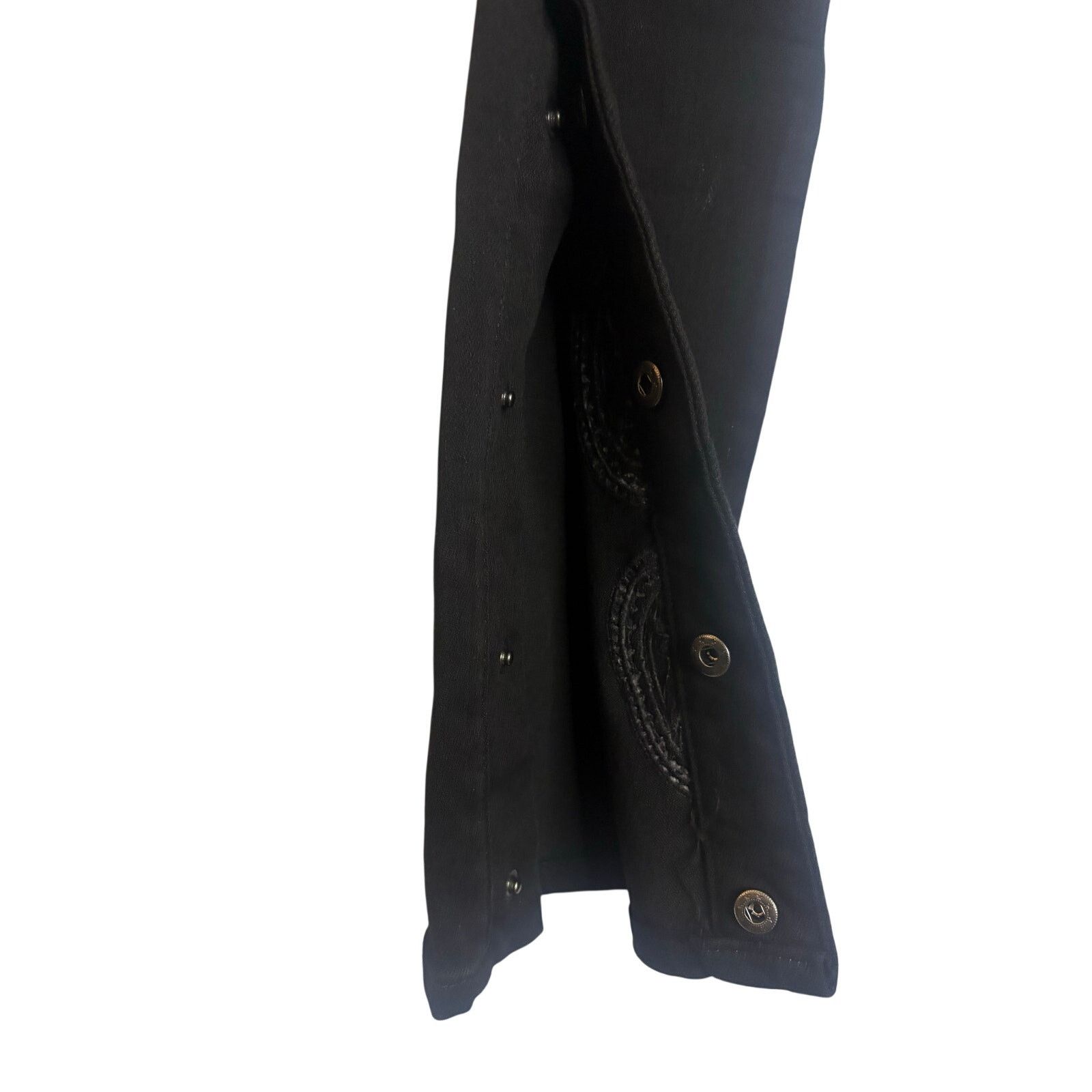 Other THRT Black Paisley Embroidered Skinny Jeans NWT, SZ 30 Size US 30 / EU 46 - 7 Thumbnail