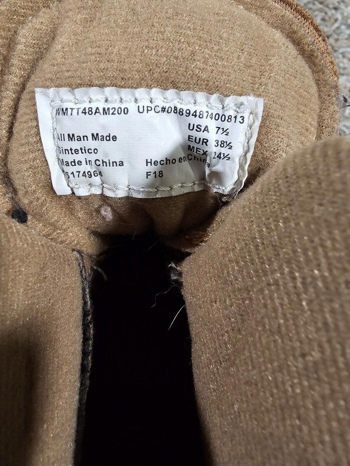 Designer Time and TRU Woman's Ankle Boots Brown Lace Up Size 7 1/2 Size US 7.5 / IT 37.5 - 5 Thumbnail