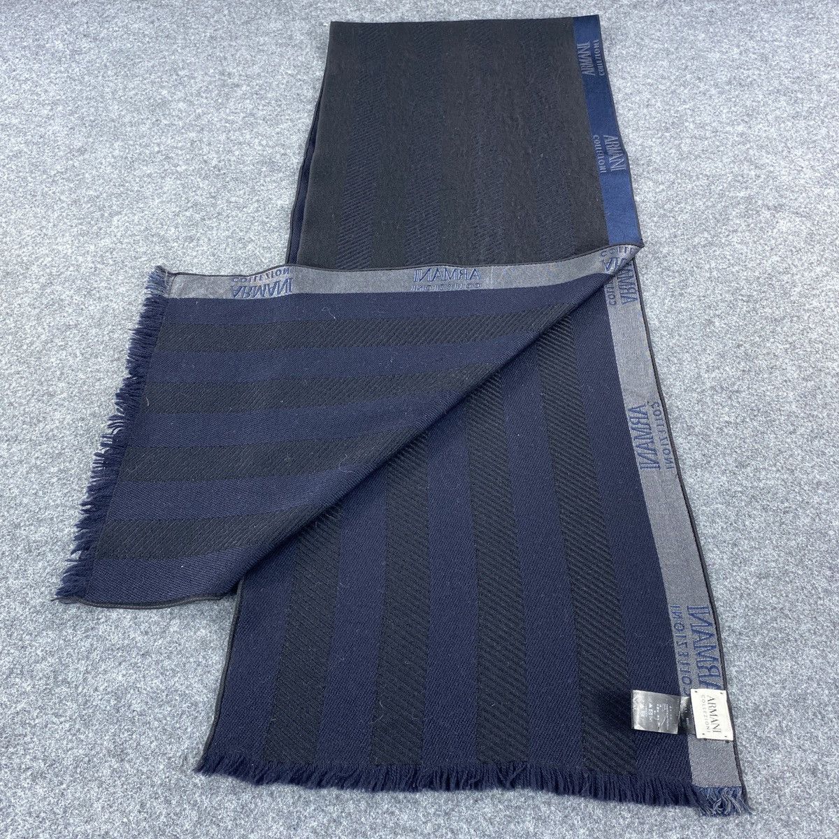 Armani Collezioni × Vintage Armani Collezioni Scarf # Muffler # Neckwear # D435 Size ONE SIZE - 9 Thumbnail