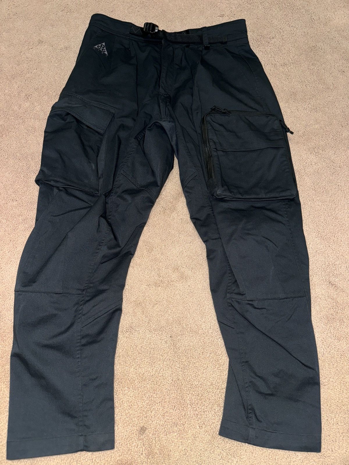 Nike × Nike ACG NIKE ACG NikeLab Lab Black Woven Cargo Pants
