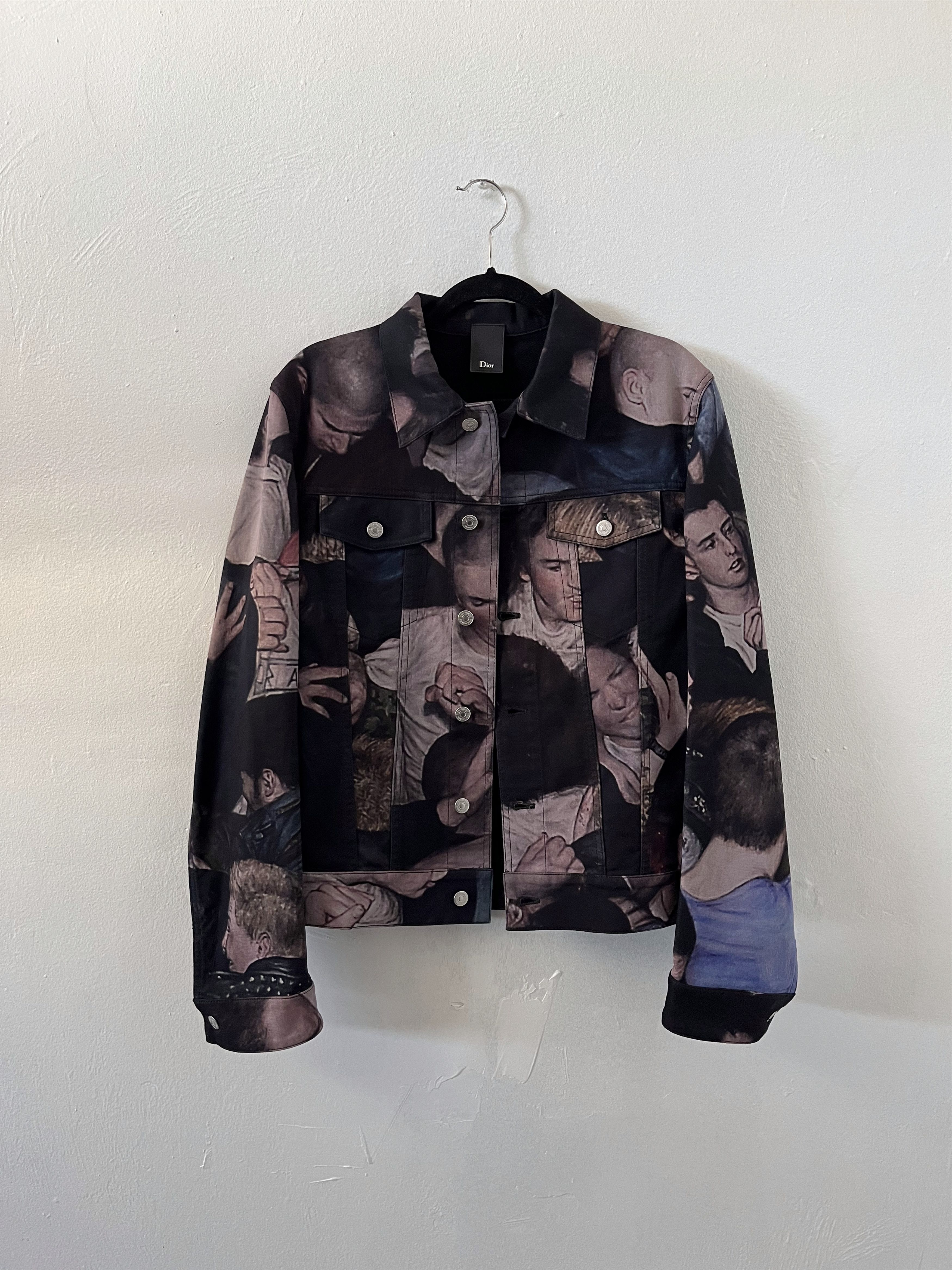 Dior Dior Homme x Dan Witz AW17 Moshpit Denim Jacket Size US L / EU 52-54 / 3 - 2 Thumbnail