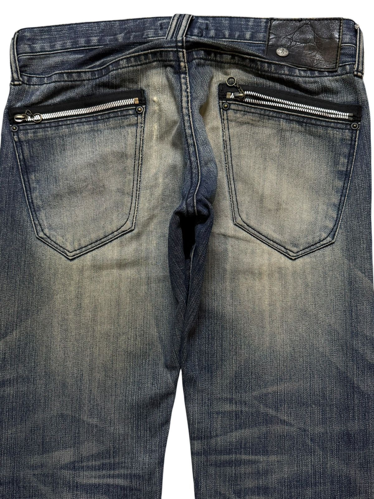 semanticdesign Vintage 90s Japanese Brand Faded Wash Distress Straight Leg Size US 31 - 4 Thumbnail