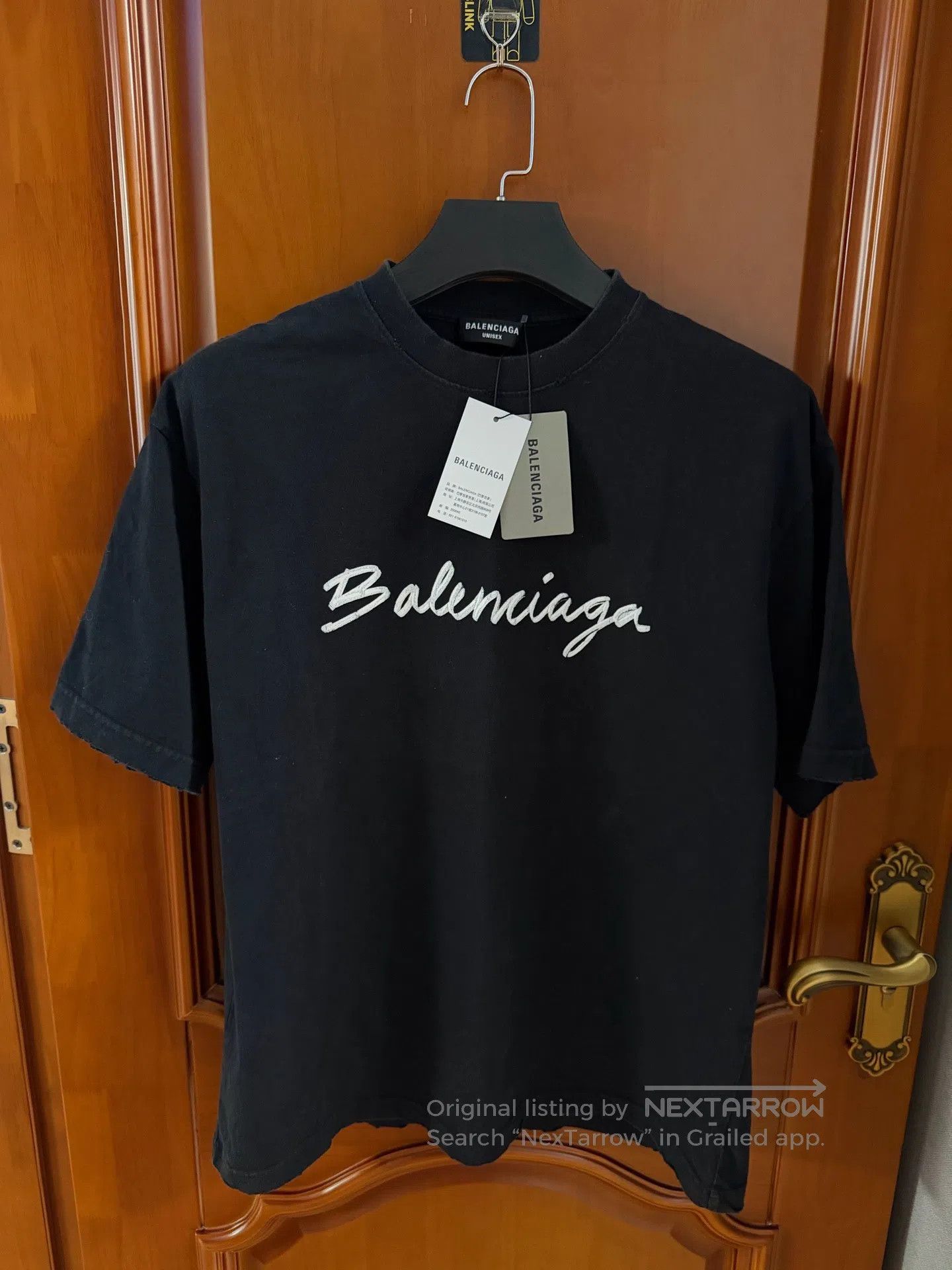 Balenciaga Balenciaga Script Logo Short Sleeve T-Shirt| Size US S / EU 44-46 / 1 - 1 Thumbnail