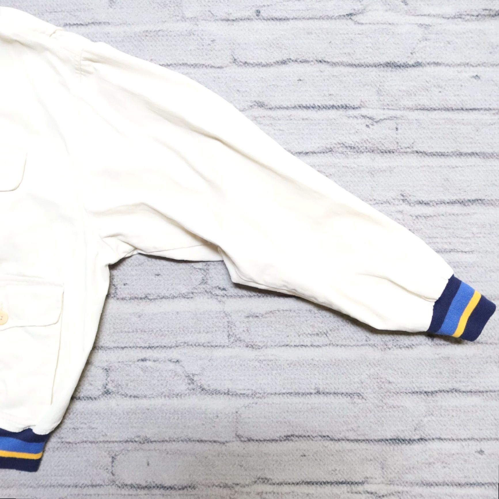Polo Ralph Lauren Vintage Polo Ralph Lauren Jacket L White Mens Jacket Size US L / EU 52-54 / 3 - 4 Thumbnail