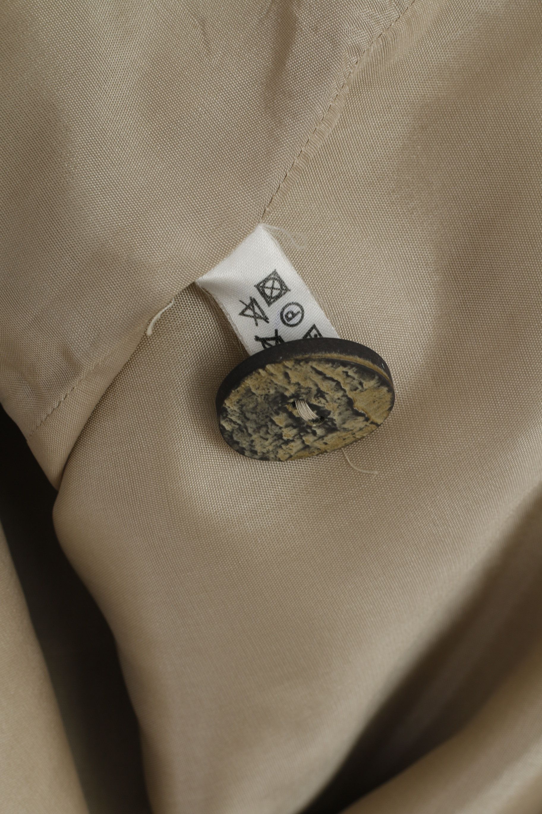 Vintage Alphorn Trachtenmode Women 40 L Waistcoat Beige Linen 1748 Size L / US 10 / IT 46 - 4 Thumbnail