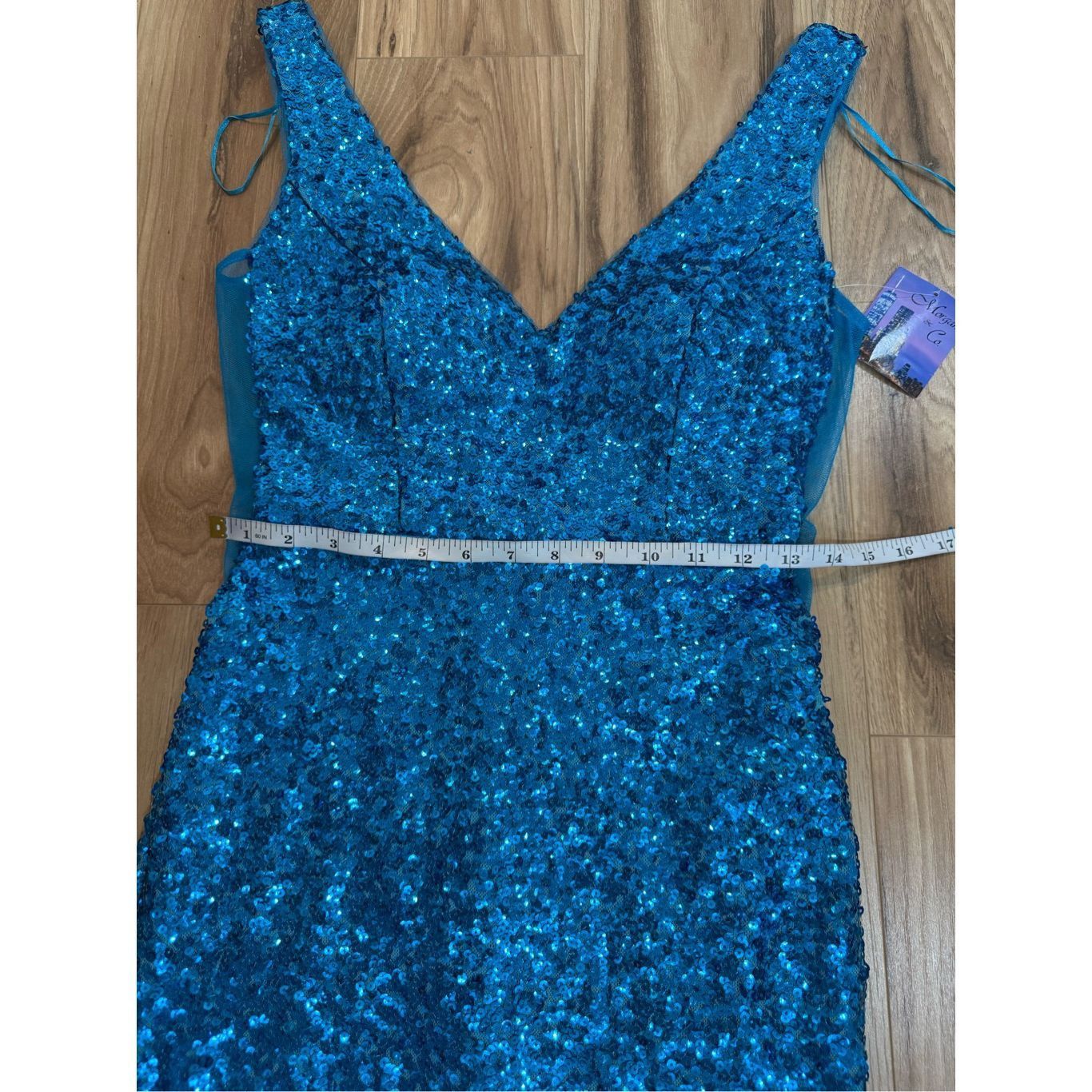 Other Morgan & Co New Chloé Sequined Gown Dress stretch Sz 5 fit s Size S / US 4 / IT 40 - 8 Thumbnail