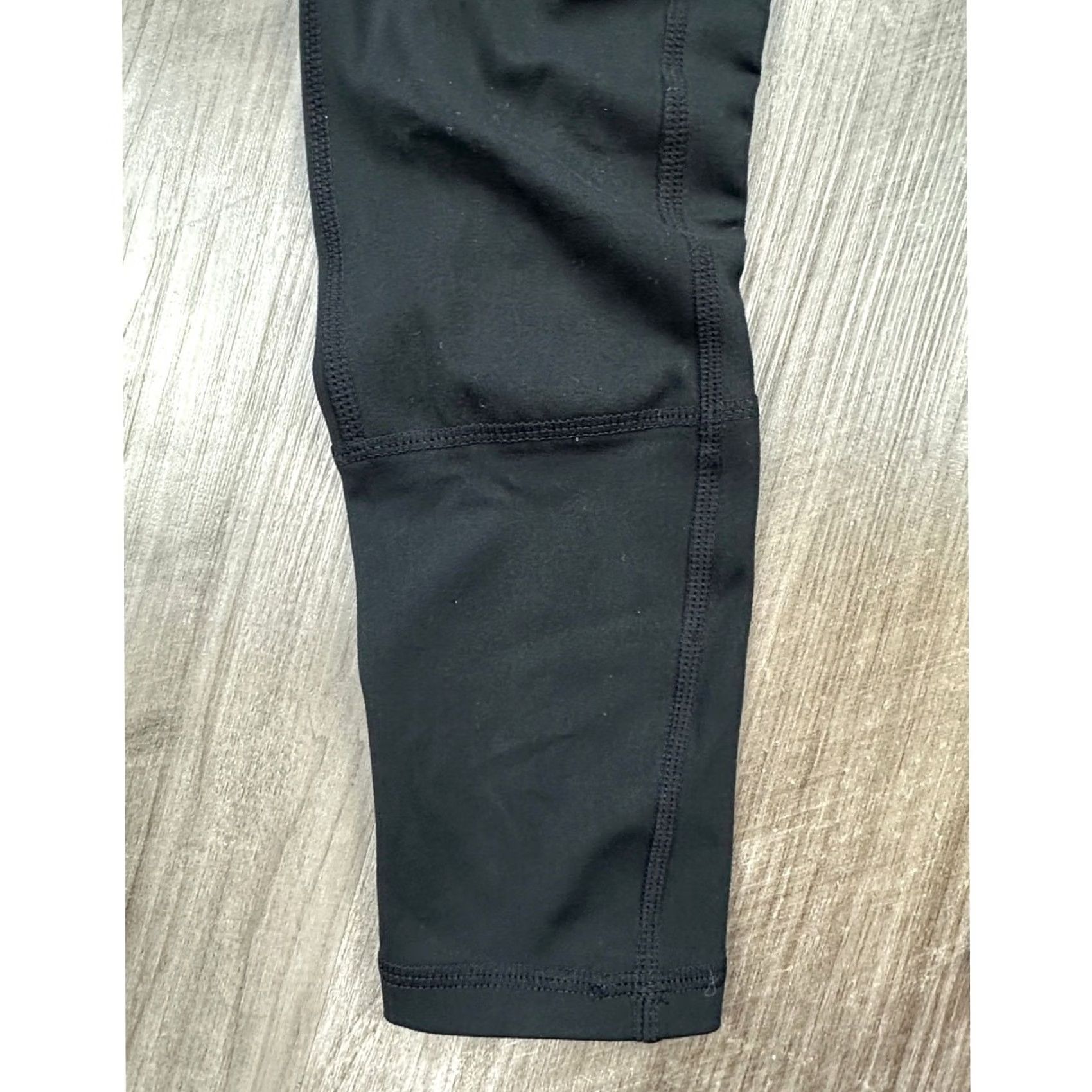 Vintage Sweetflexx High Rise Pockets Full Length Resistance Leggings Black Womens 6 Regular Slim Compression - - NA Size 28" / US 6 / IT 42 - 3 Thumbnail