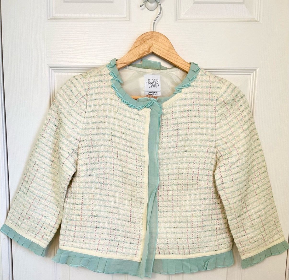 Other Joan & David tweed jacket with silk trimmings Size XS / US 0-2 / IT 36-38 - 1 Thumbnail