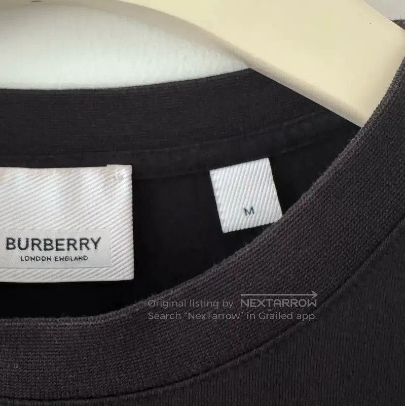 Burberry Burberry Black Logo Print T-Shirt for Women. Size M / US 6-8 / IT 42-44 - 7 Thumbnail
