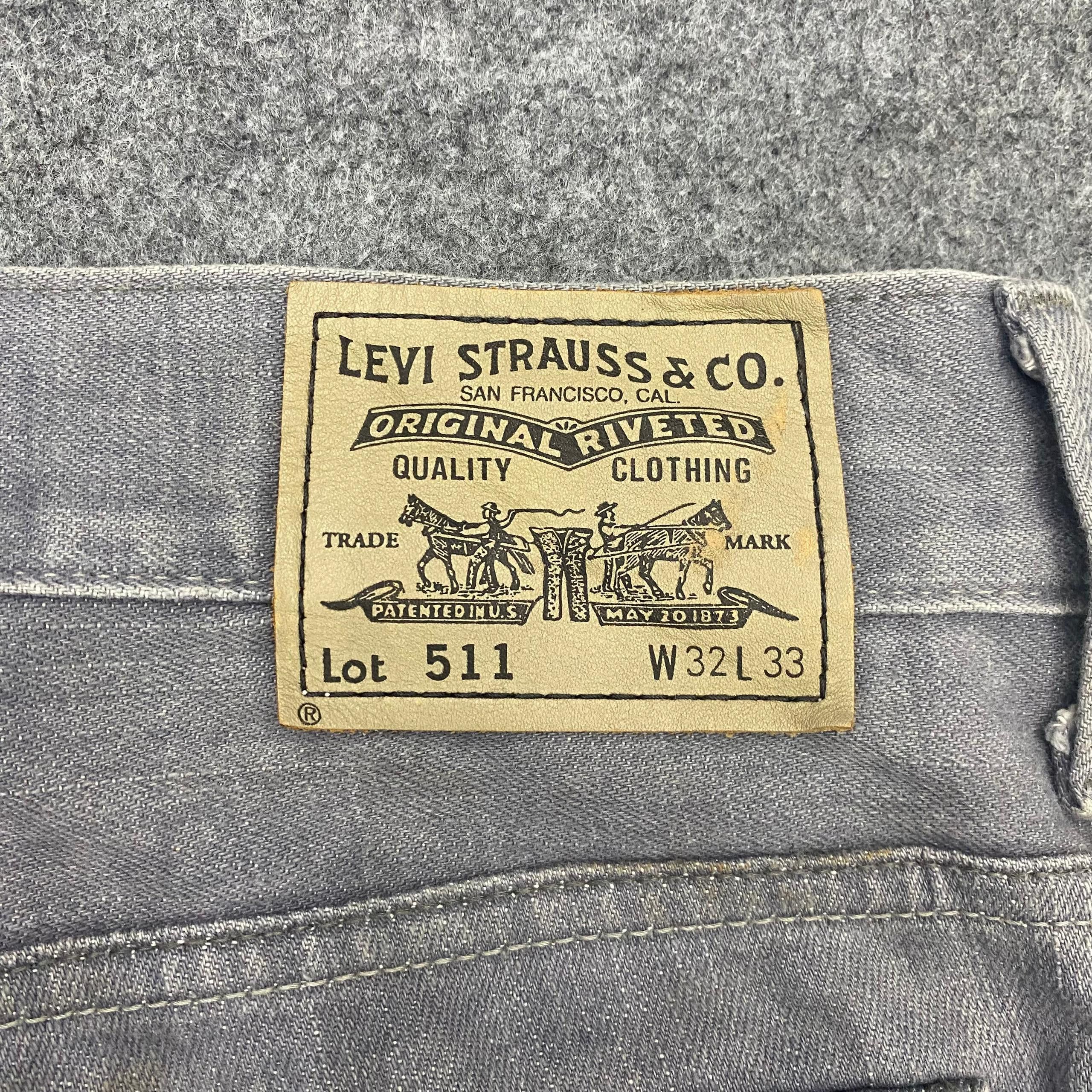 Levi's 💥Best Offer💥Vintage Levis 511 Slim Distressed Denim Size US 32 / EU 48 - 13 Thumbnail