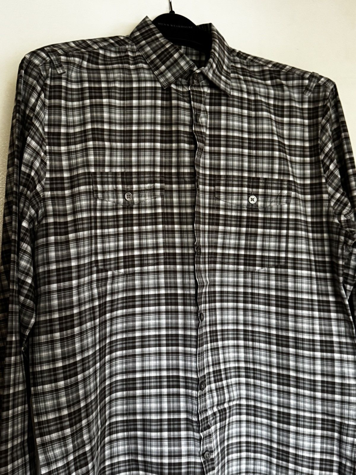 John Varvatos John Varvatos Plaid Button up Shirt Size US M / EU 48-50 / 2 - 14 Thumbnail