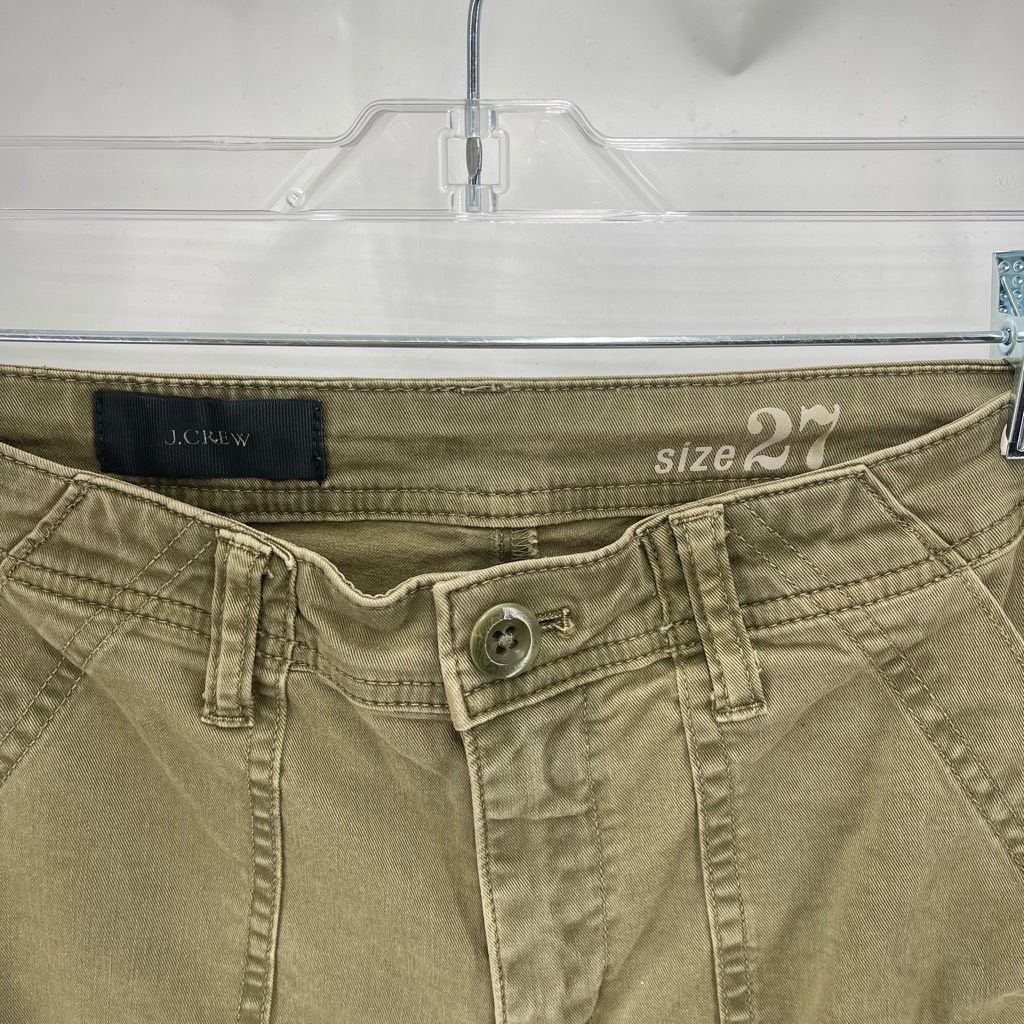 J.Crew J. Crew Womens Chino Pants Cotton Stretch Slash Pocket Taper Size 27" / US 4 / IT 40 - 9 Thumbnail