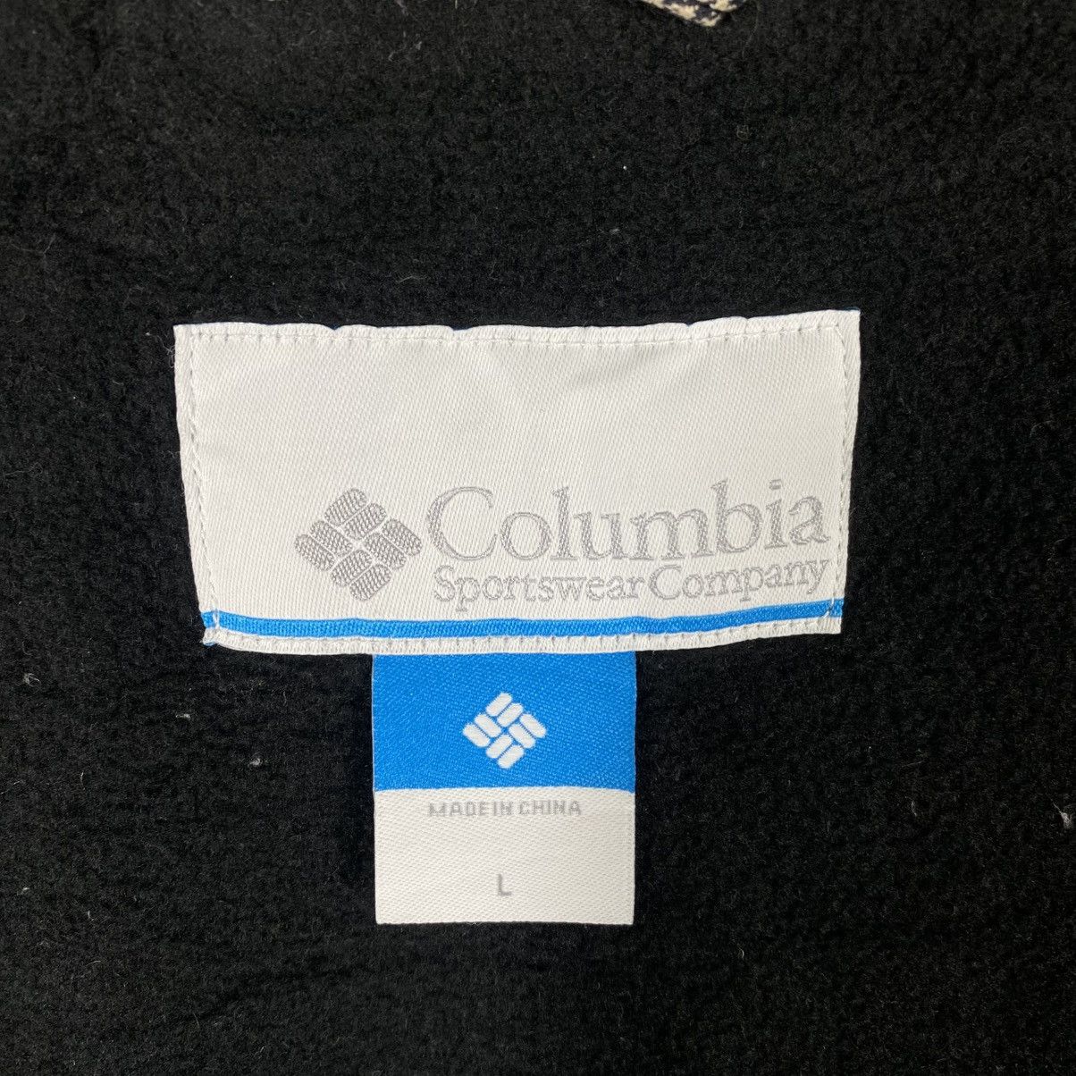 Columbia Columbia Hoodie Zipper Houndstooth L Size (Fit XL) GreyBlack Size US L / EU 52-54 / 3 - 8 Thumbnail