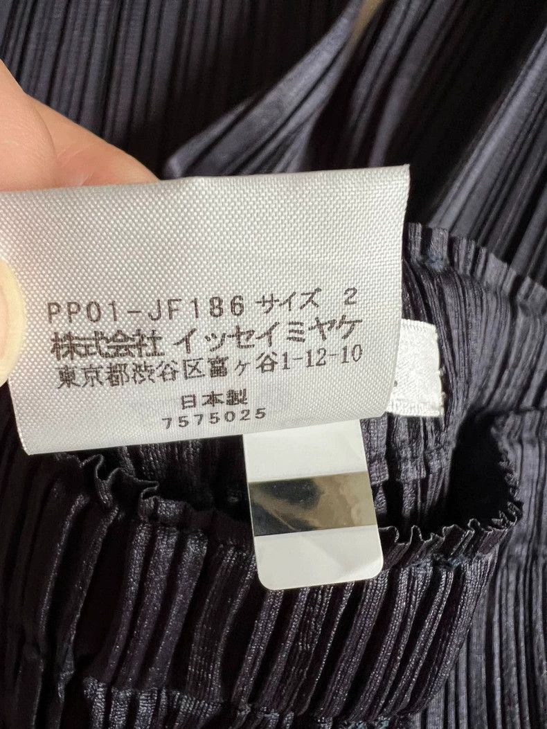 Issey Miyake Issey Miyake size:2 Dark blue pleated skinny pants Size 32" / US 10 / IT 46 - 6 Thumbnail