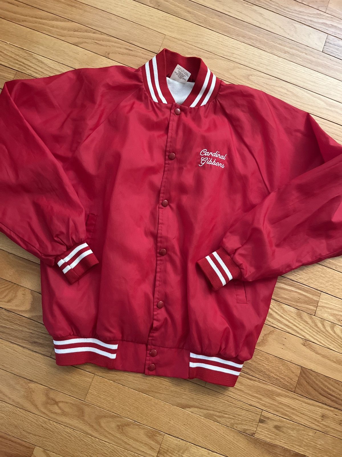 Vintage VTG Cardinal Gibbons Bomber Jacket Size US L / EU 52-54 / 3 - 1 Thumbnail