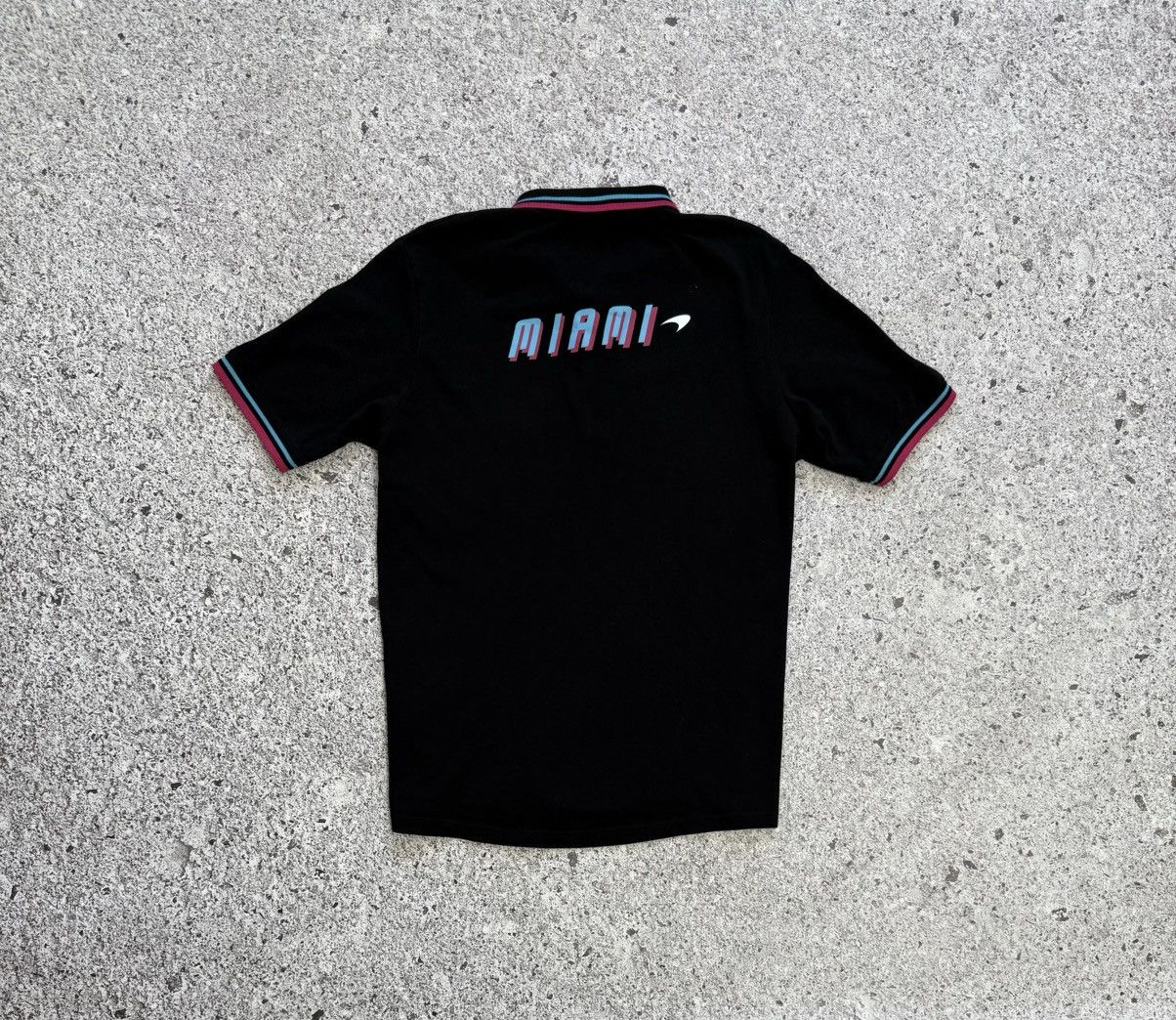 Malcolm McLaren × Vintage Vintage McLaren Formula 1 Team Miami Racing Polo T-Shirt Size US XXL / EU 58 / 5 - 6 Thumbnail