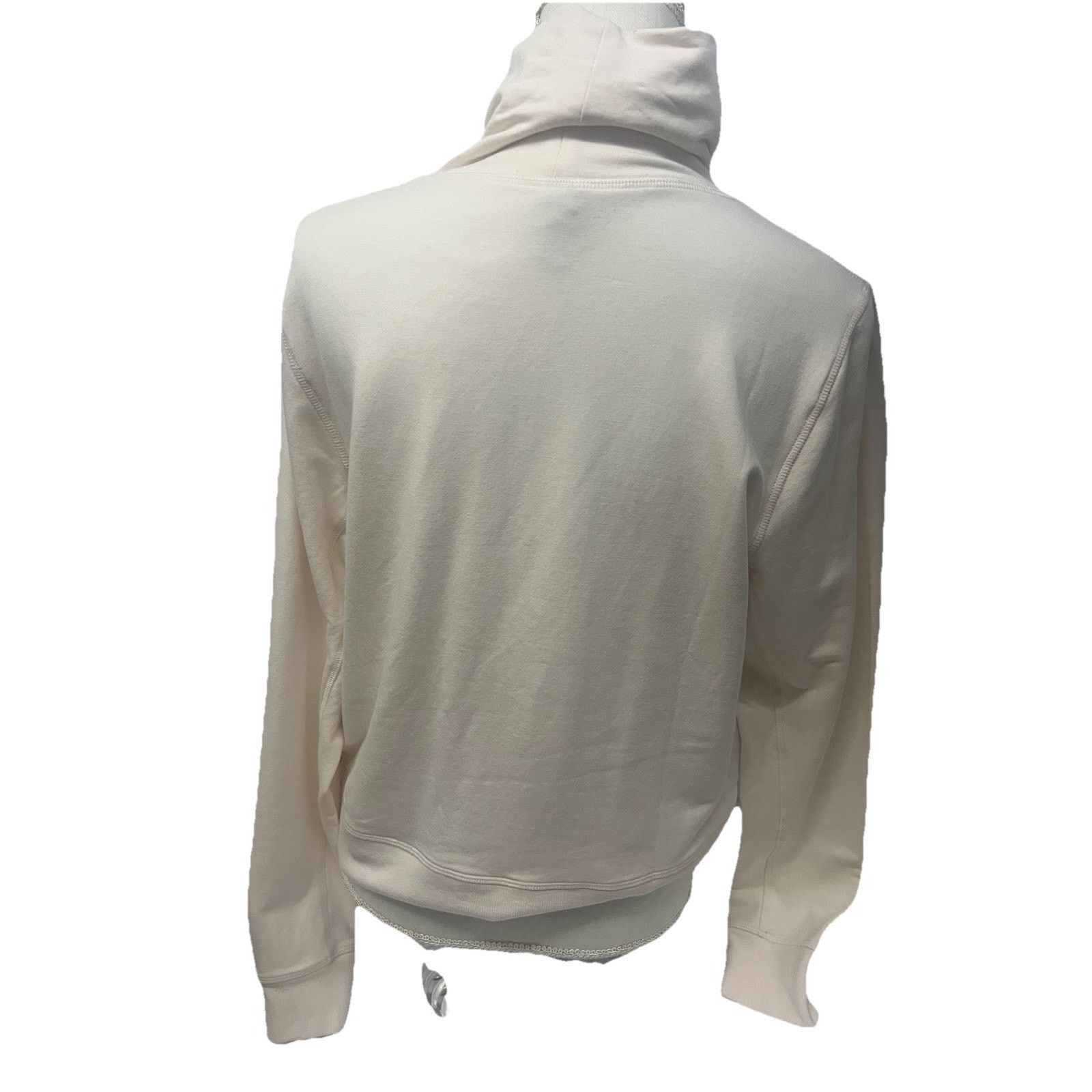 Athleta Athleta Cream Cropper Funnel Neck Nirvana Top Shirt MT New Size M / US 6-8 / IT 42-44 - 6 Thumbnail