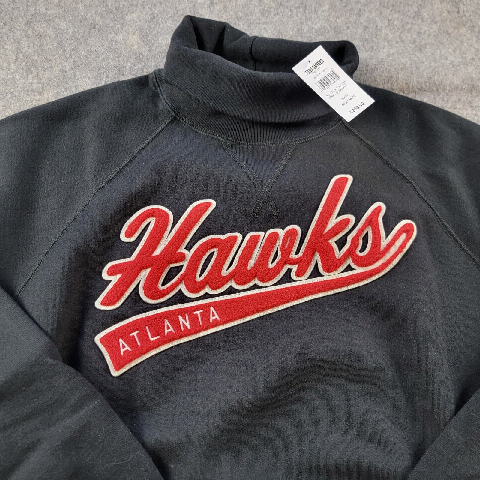 Todd Snyder Todd Snyder x NBA Atlanta Hawks Turtleneck size L Black NWT Size US L / EU 52-54 / 3 - 3 Thumbnail