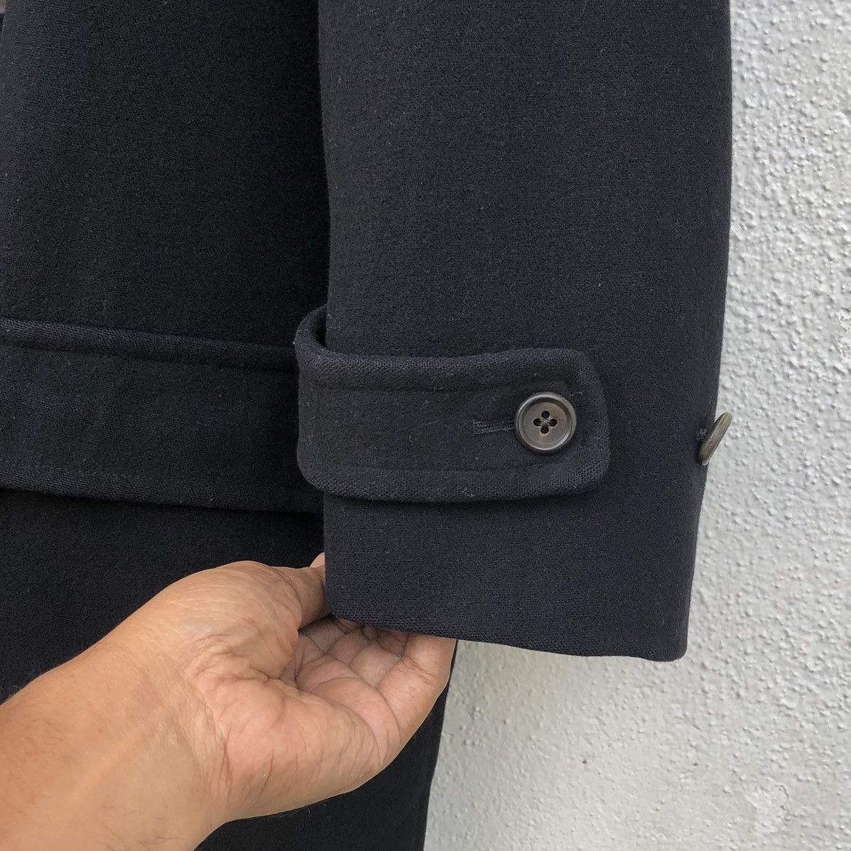 Comme des Garcons VTG 1988 COMME des GARÇONS Homme Long Peacoat Jacket Size US M / EU 48-50 / 2 - 11 Thumbnail