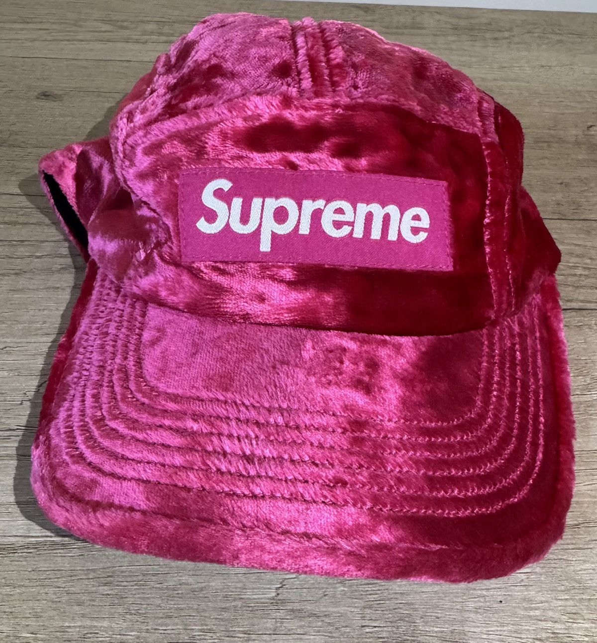 Supreme Crushed Velvet Camp Cap Top Velvet Camp Cap Free Shipping