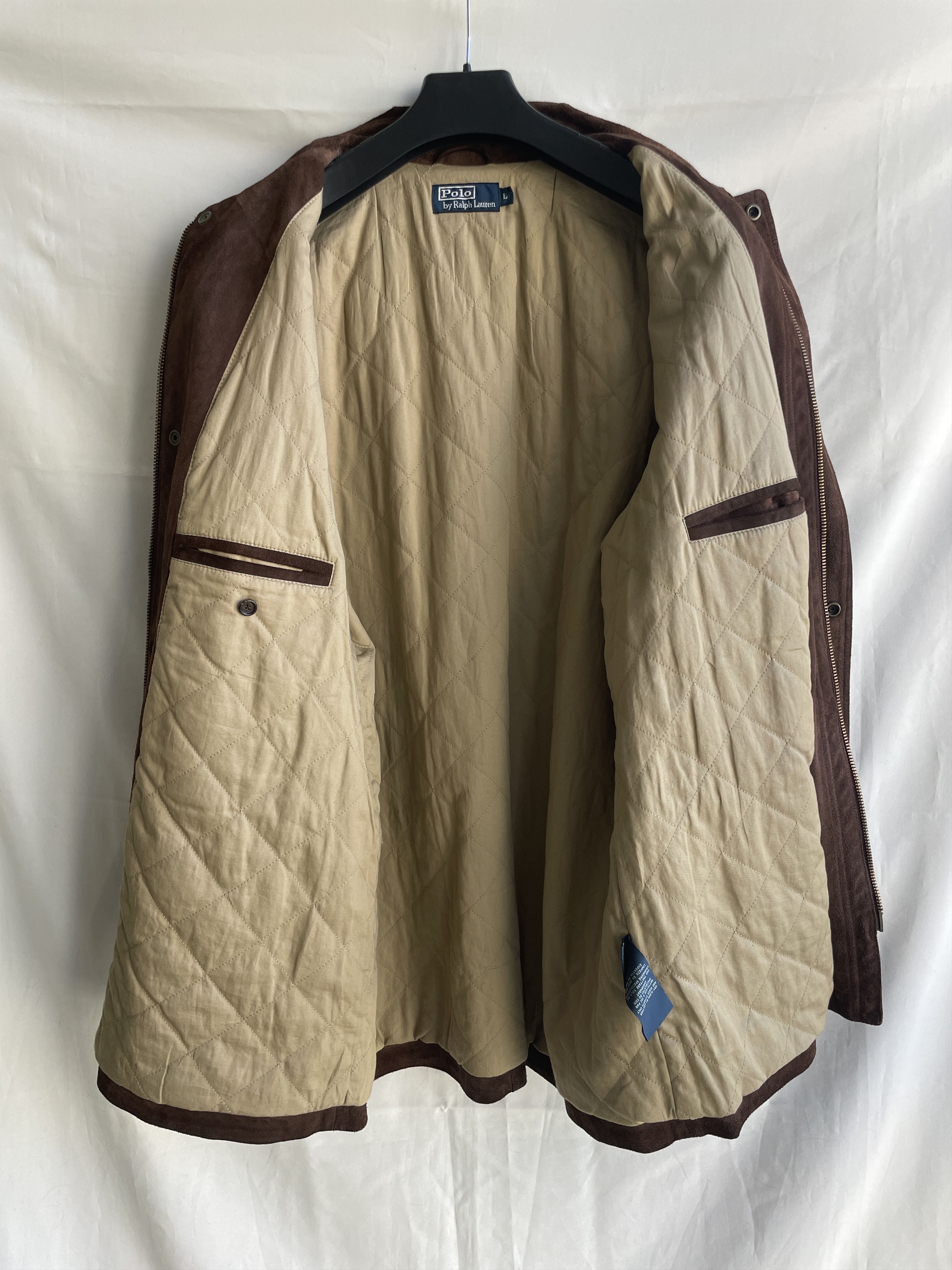 Polo Ralph Lauren Polo Ralph Lauren Calf Suede Brown Tobacco Barn Coat Size L Size US L / EU 52-54 / 3 - 4 Thumbnail