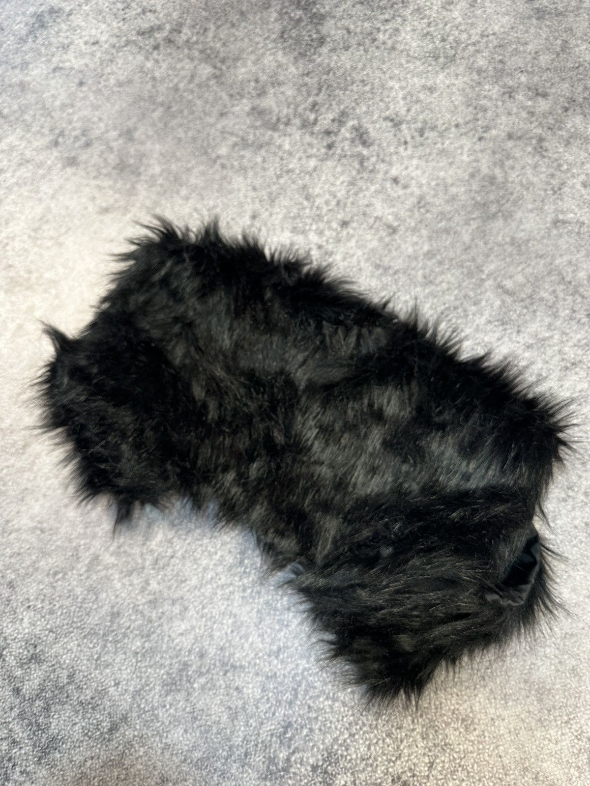 Other Y2K Avant Garde Black Fur Jacket Opium Style Rare Casual USA Size M / US 6-8 / IT 42-44 - 3 Thumbnail