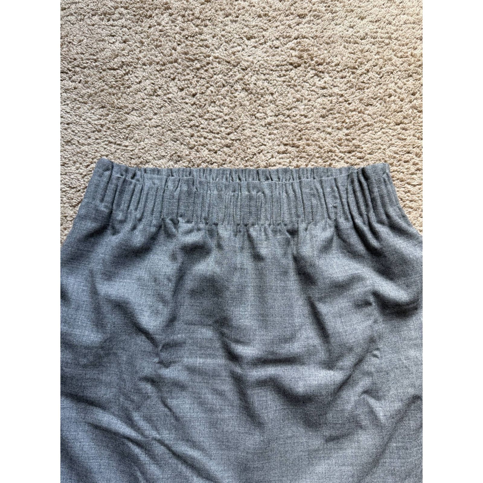 J.Crew J. Crew Wool blend Sidewalk Mini Skirt Gray Women's Size 8 Size 30" / US 8 / IT 44 - 4 Thumbnail