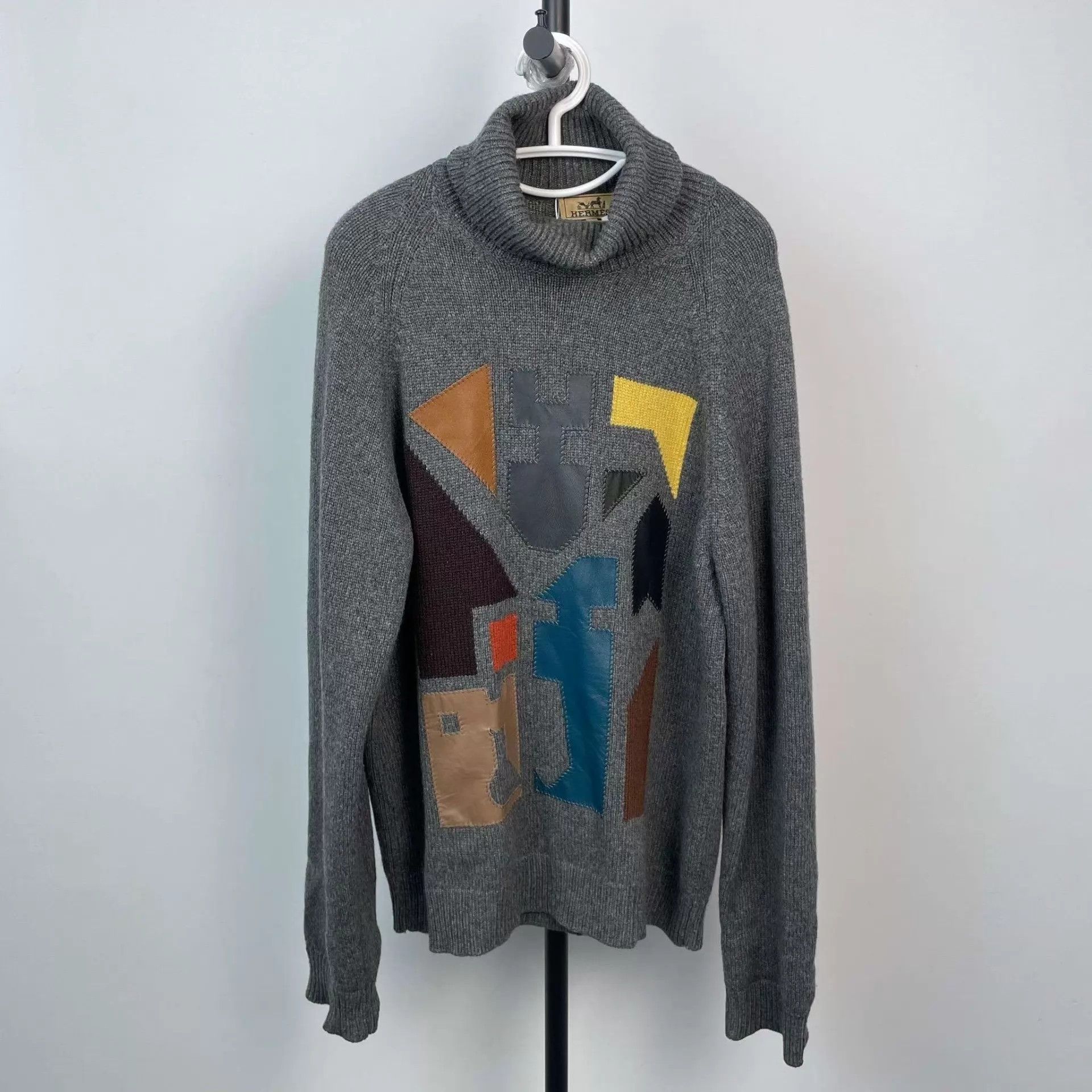 Hermes Hermès cashmere sweater XL gray Size US XL / EU 56 / 4 - 1 Thumbnail