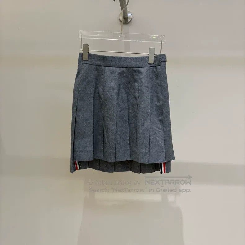 Other Thom Browne Classic Pleated Skirt - Medium Gray Size 26" / US 2 / IT 38 - 1 Thumbnail