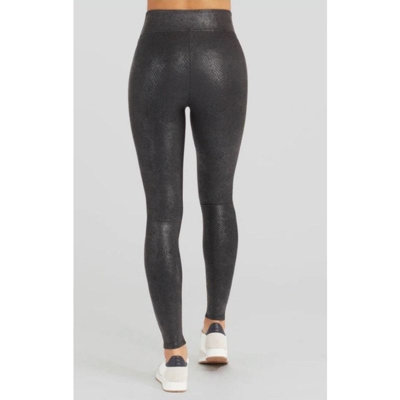 Spanx Spanx Black Snakeskin&Brown Faux Leather Leggings Bundle(2)M Size 28" / US 6 / IT 42 - 2 Thumbnail