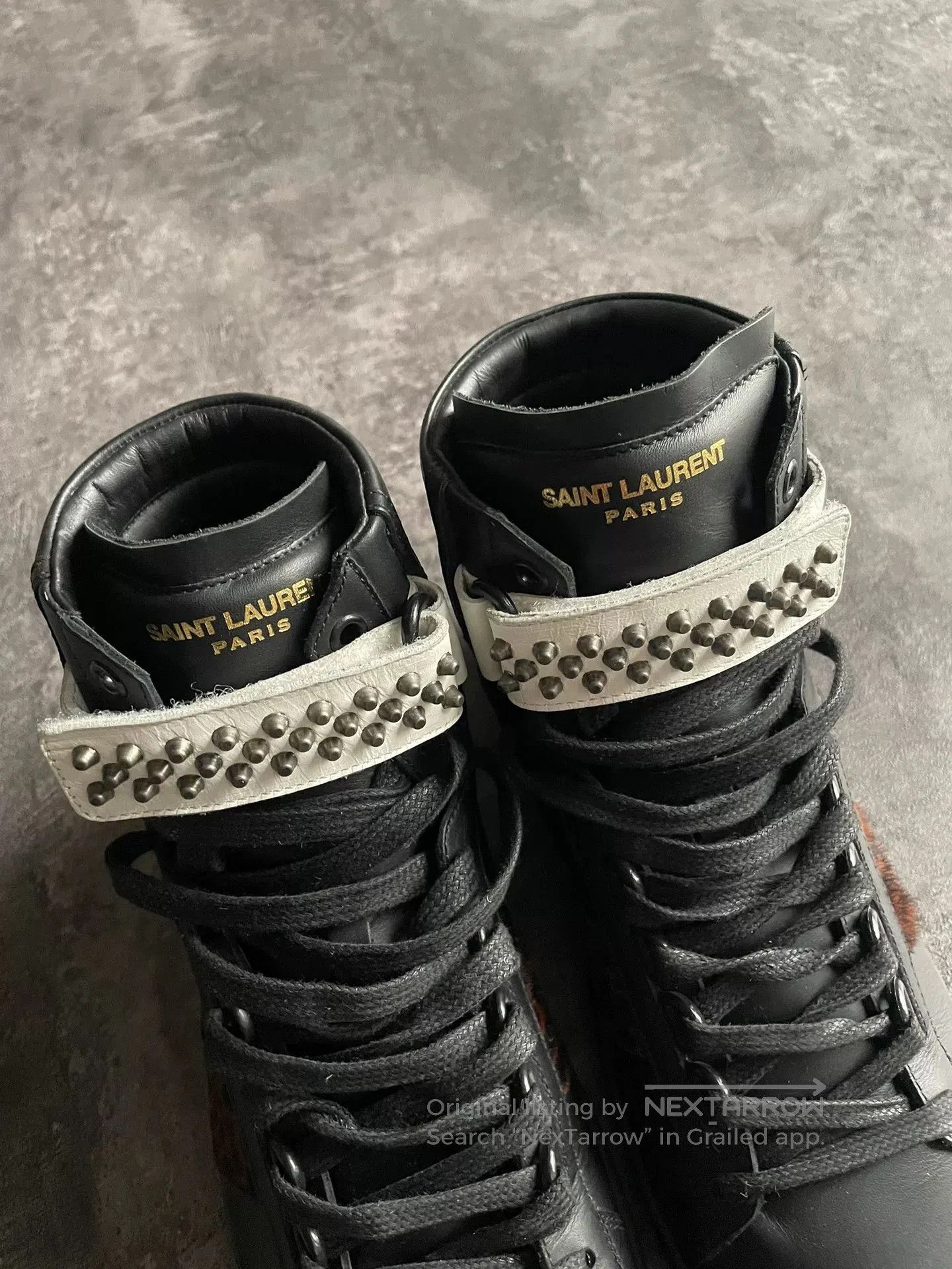 Saint Laurent Paris Saint Laurent Black and Leopard High. Size US 8.5 / EU 41-42 - 8 Thumbnail