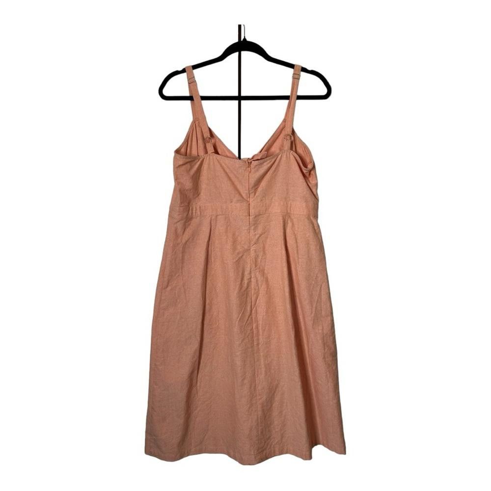 Lulus Lulus Ain't No Other Coral Chambray Dress XL Size XL / US 12-14 / IT 48-50 - 4 Thumbnail