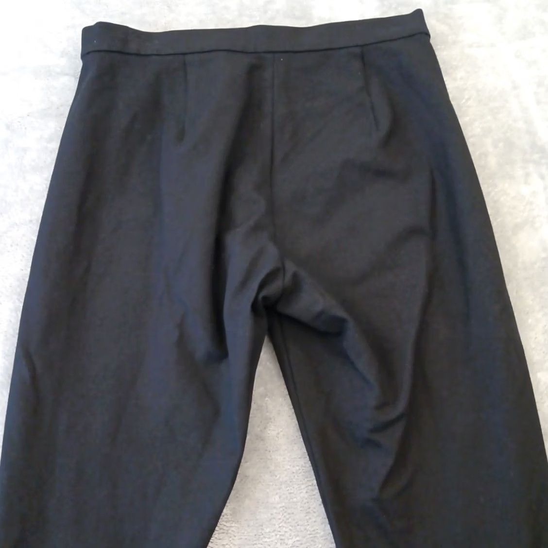 Banana Republic Banana Republic Dress Pants Womens Size 4 Black Mid Rise 28x27 Side Zip Straight Leg Pants Dressy Formal Size 27" / US 4 / IT 40 - 7 Thumbnail