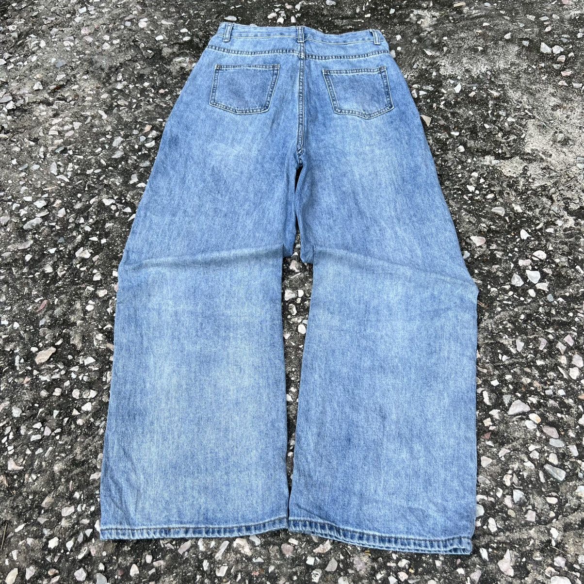 Japanese Brand “y2k style” BAGGY DOUBLE FLAPE POCKET JEANS Size US 28 / EU 44 - 8 Thumbnail