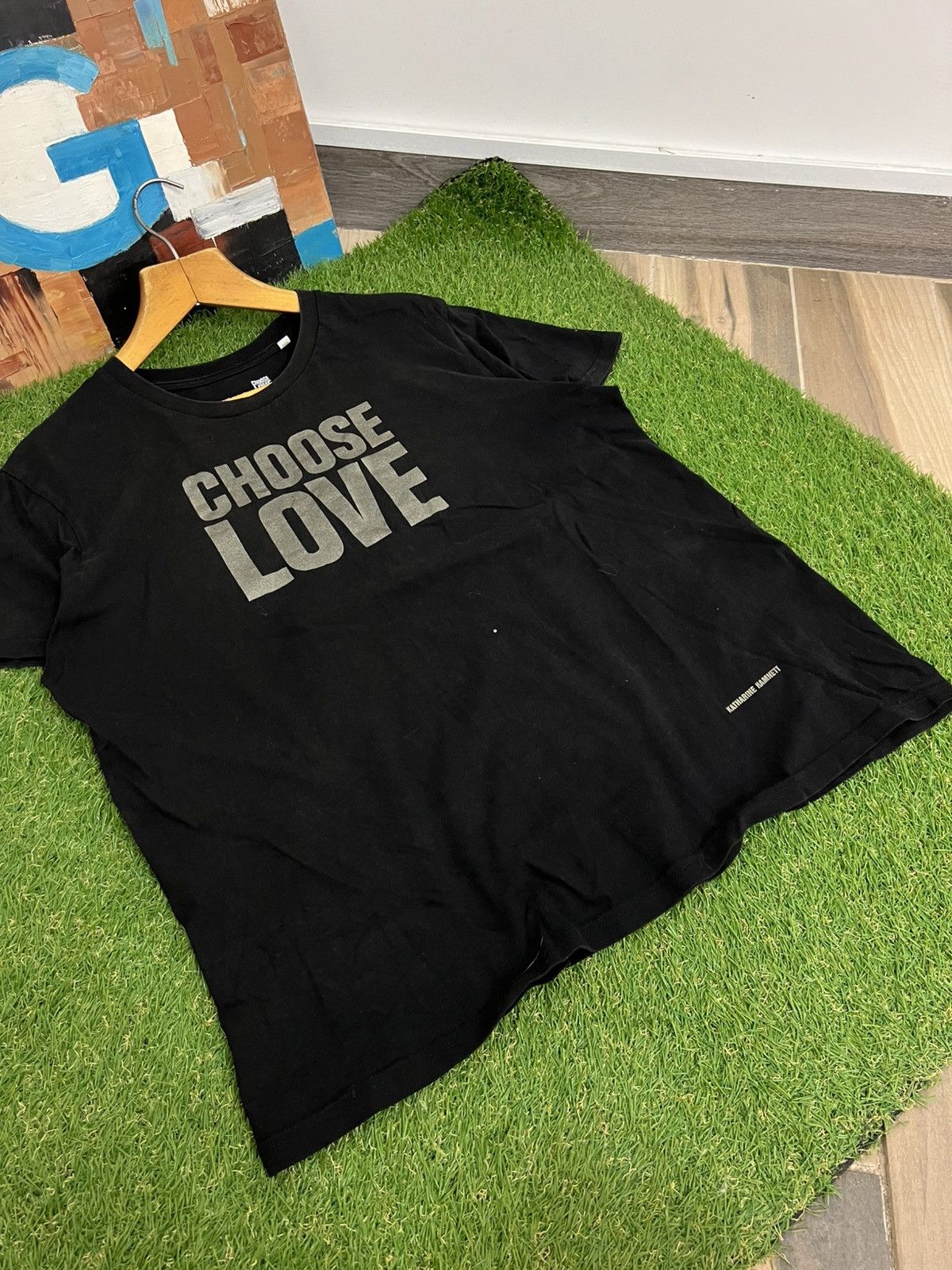 Katharine Hamnett London Katharine Hamnett Choose Love Quote T-Shirt M-L Size US M / EU 48-50 / 2 - 4 Thumbnail