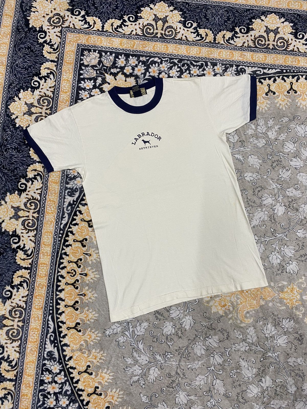 Japanese Brand × Vintage VINTAGE RINGER LABRADOR RETRIEVER DOG RARE TEE Size M / US 6-8 / IT 42-44 - 1 Thumbnail