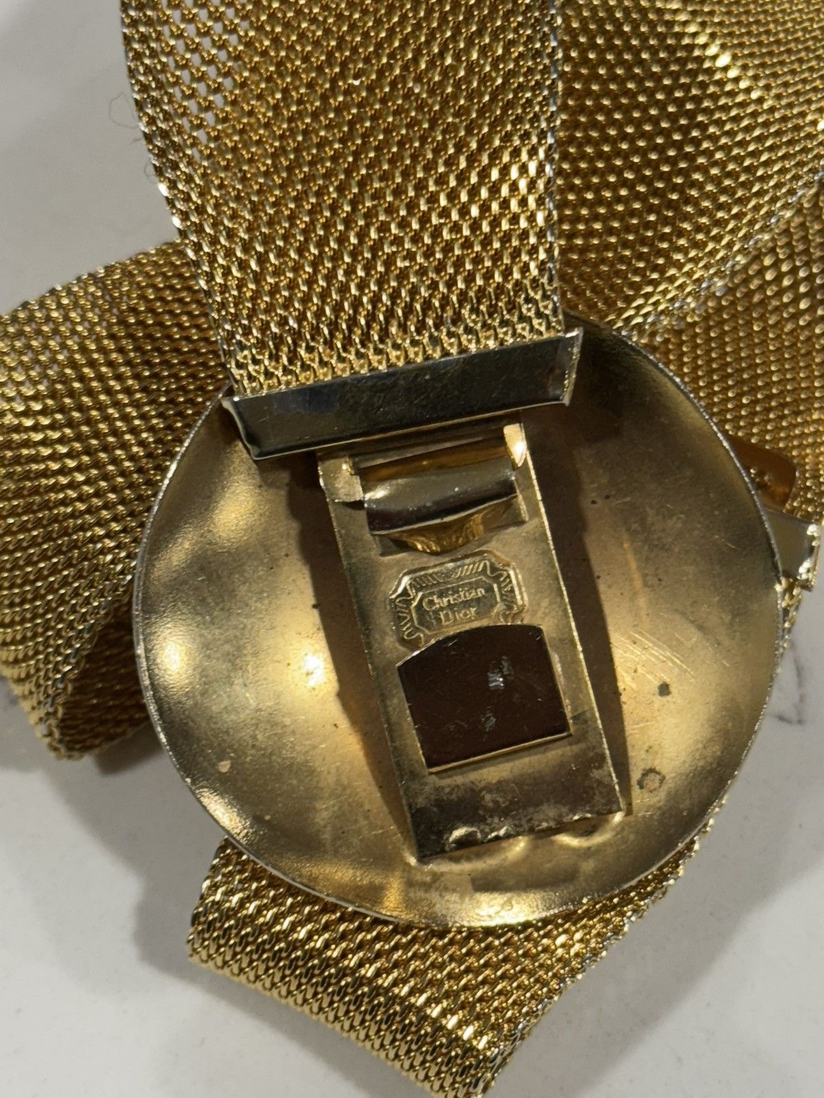 Christian Dior Monsieur Vintage Christian Dior gold-tone mesh belt Size ONE SIZE - 8 Thumbnail