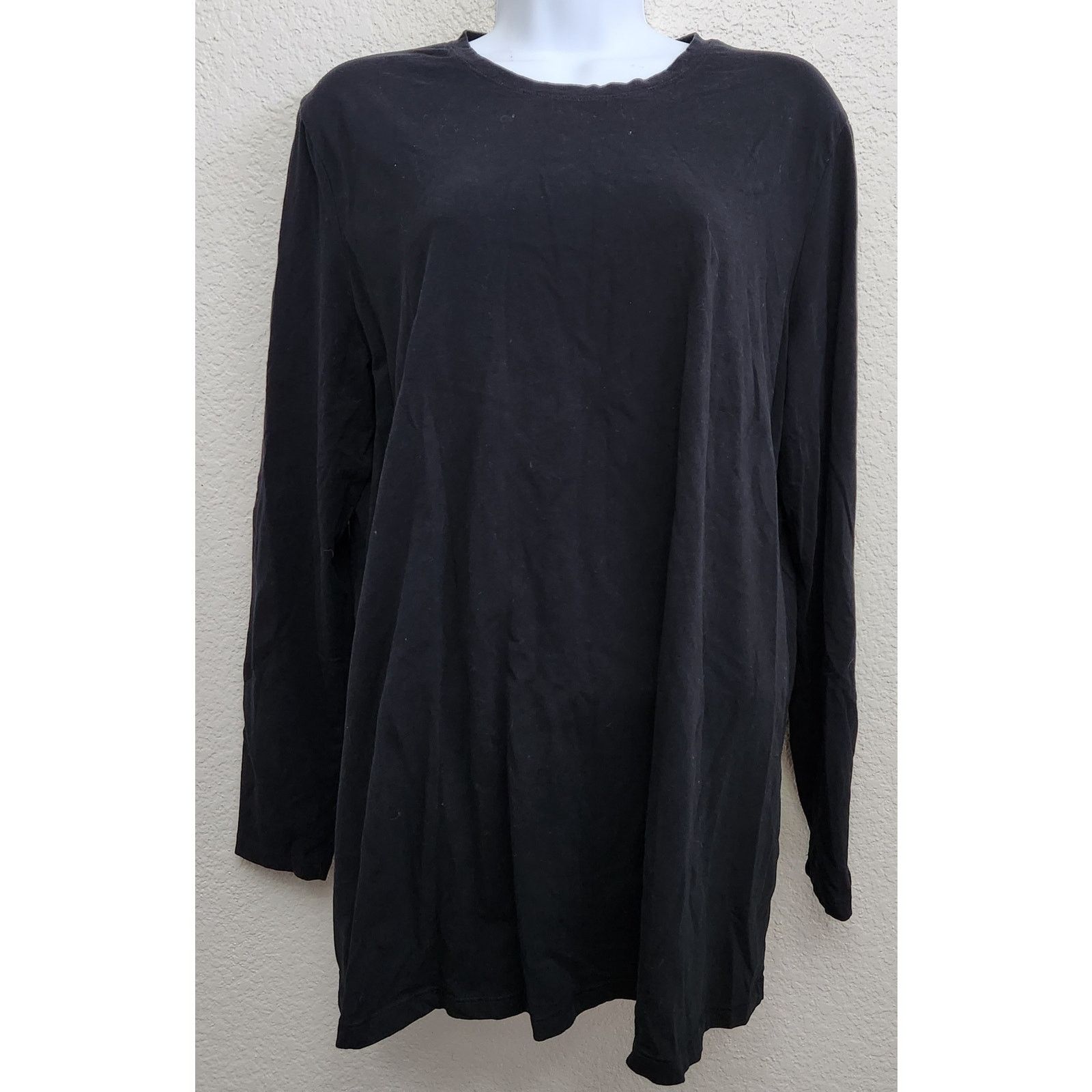 Other Liz Lange Maternity Black Round Neck Top XXL Long Sleeves Size XXL / US 16-18 / IT 52-54 - 1 Thumbnail