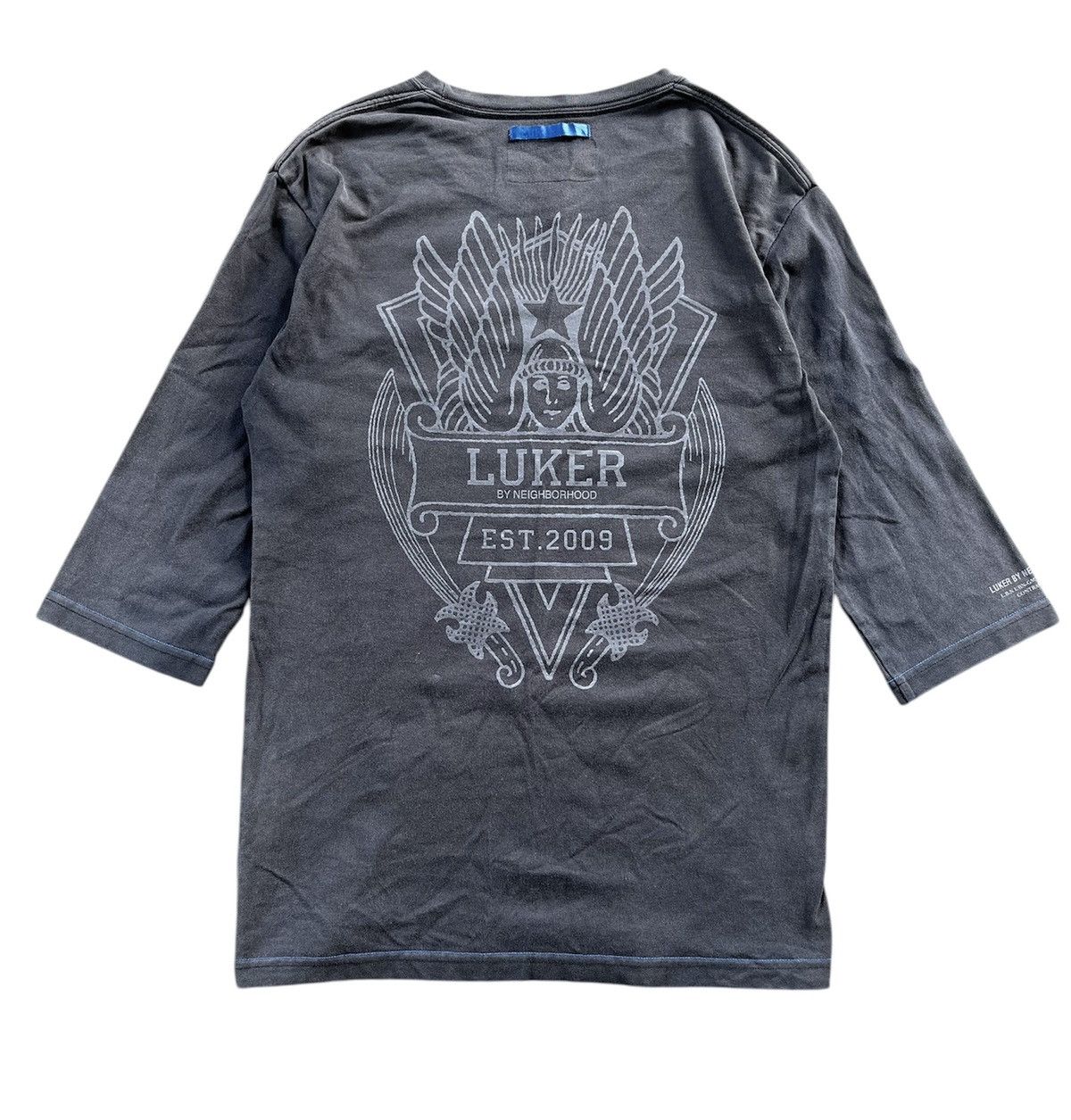 Japanese Brand × Neighborhood 🔥Luker Neighborhood Big Logo 3 Quarter Tees Japan Size US S / EU 44-46 / 1 - 1 Thumbnail